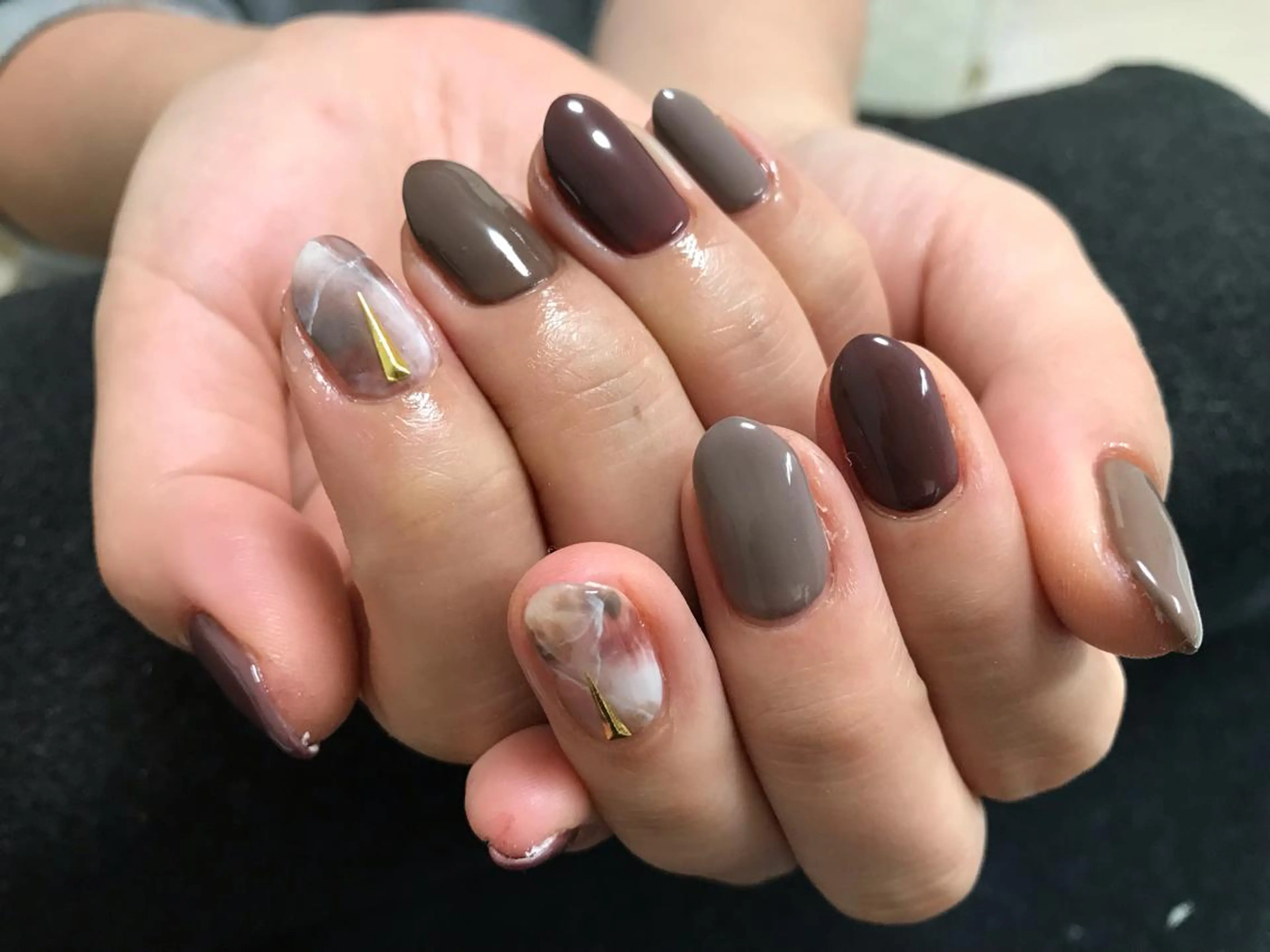 ネイル ハンドネイル Mana‪ ‪·͜· ❤︎‬のネイルデザイン