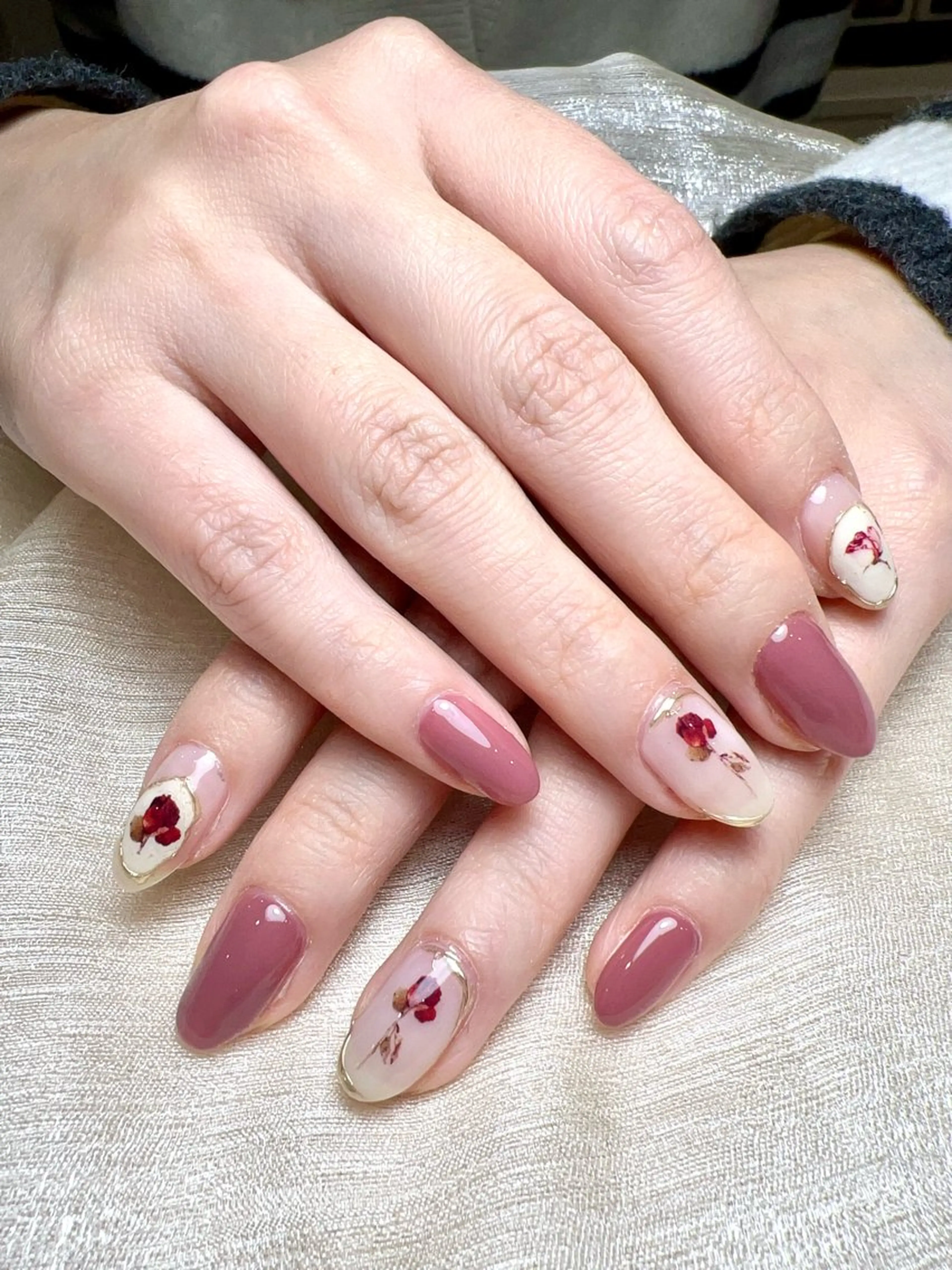 ネイル 持ち込み 林 ゆいのネイルデザイン