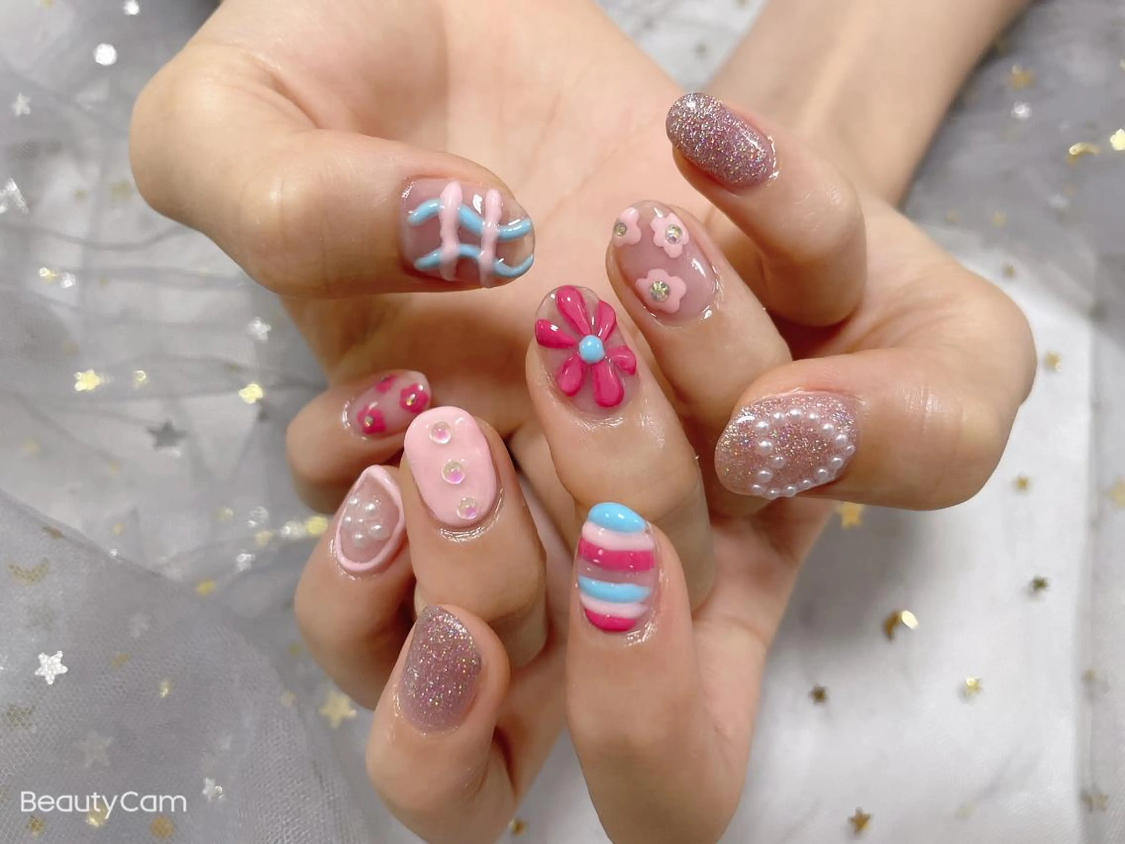 ネイル ネイルサロンエクラ 🫧Shizukaのネイルデザイン