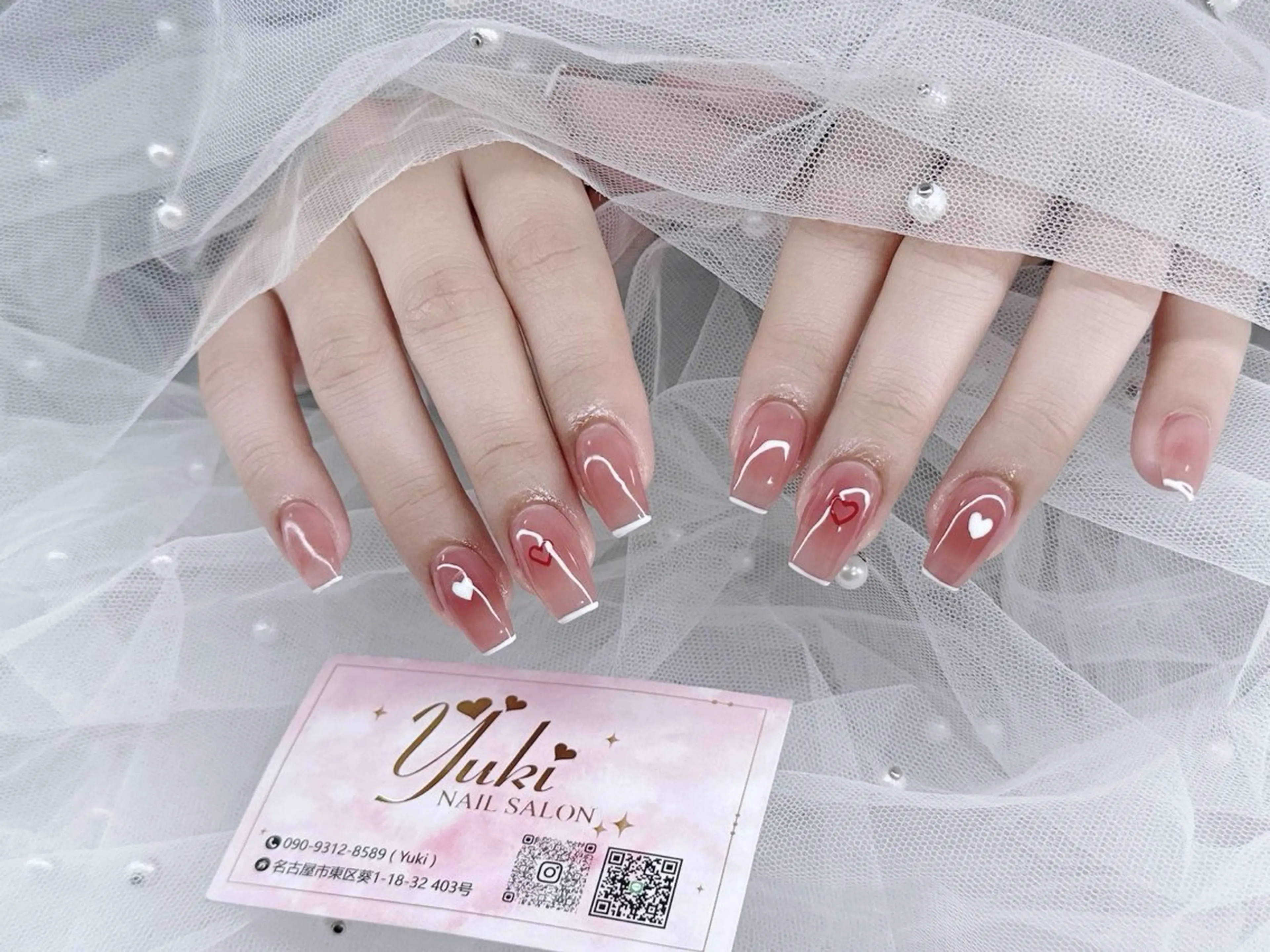 【大人上品♪】 ベースカラー有りのフレンチ　5980円の写真