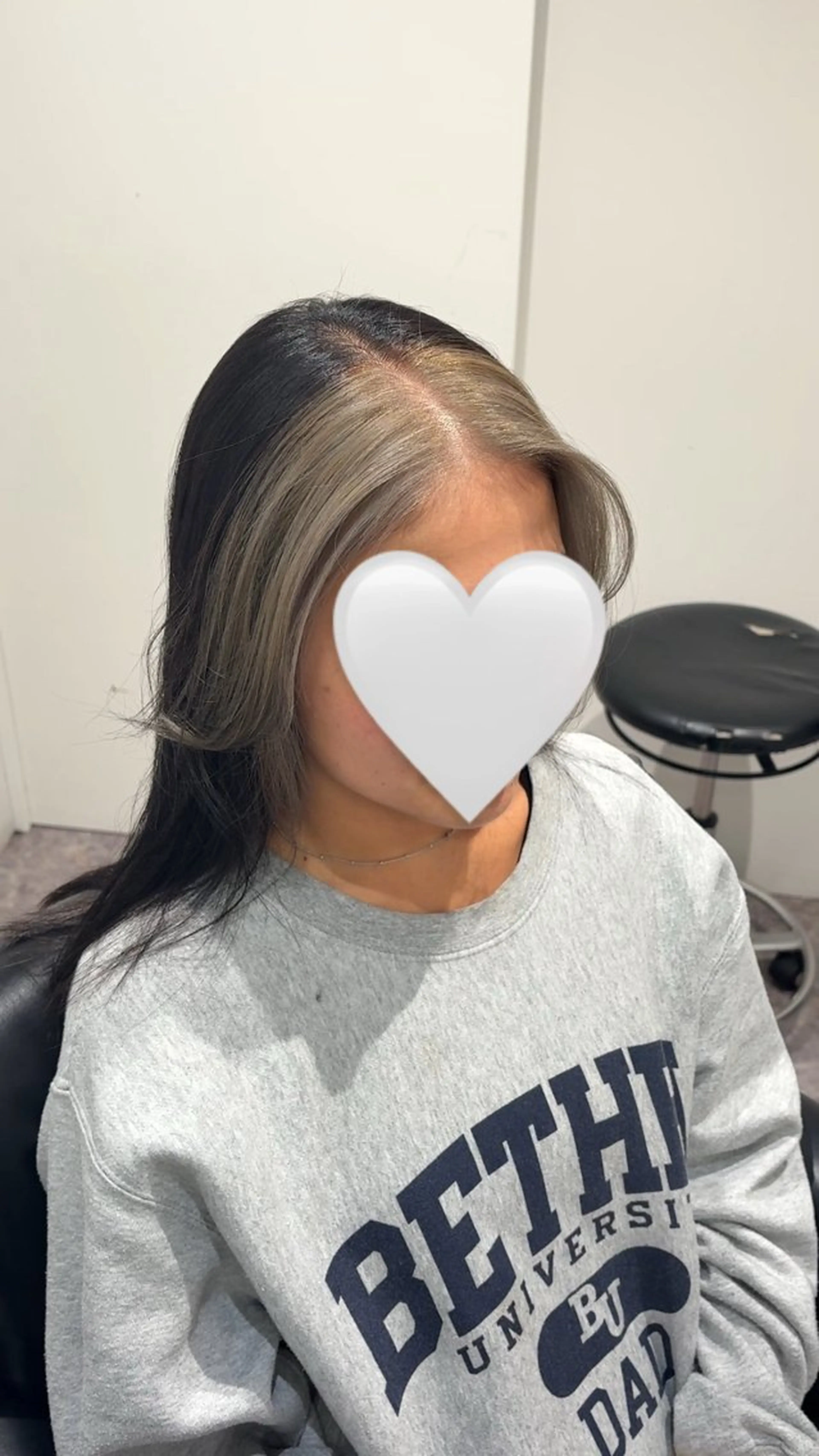 カラー ミストバング  フェイスフレーミング 榊原 あいなのヘアスタイル