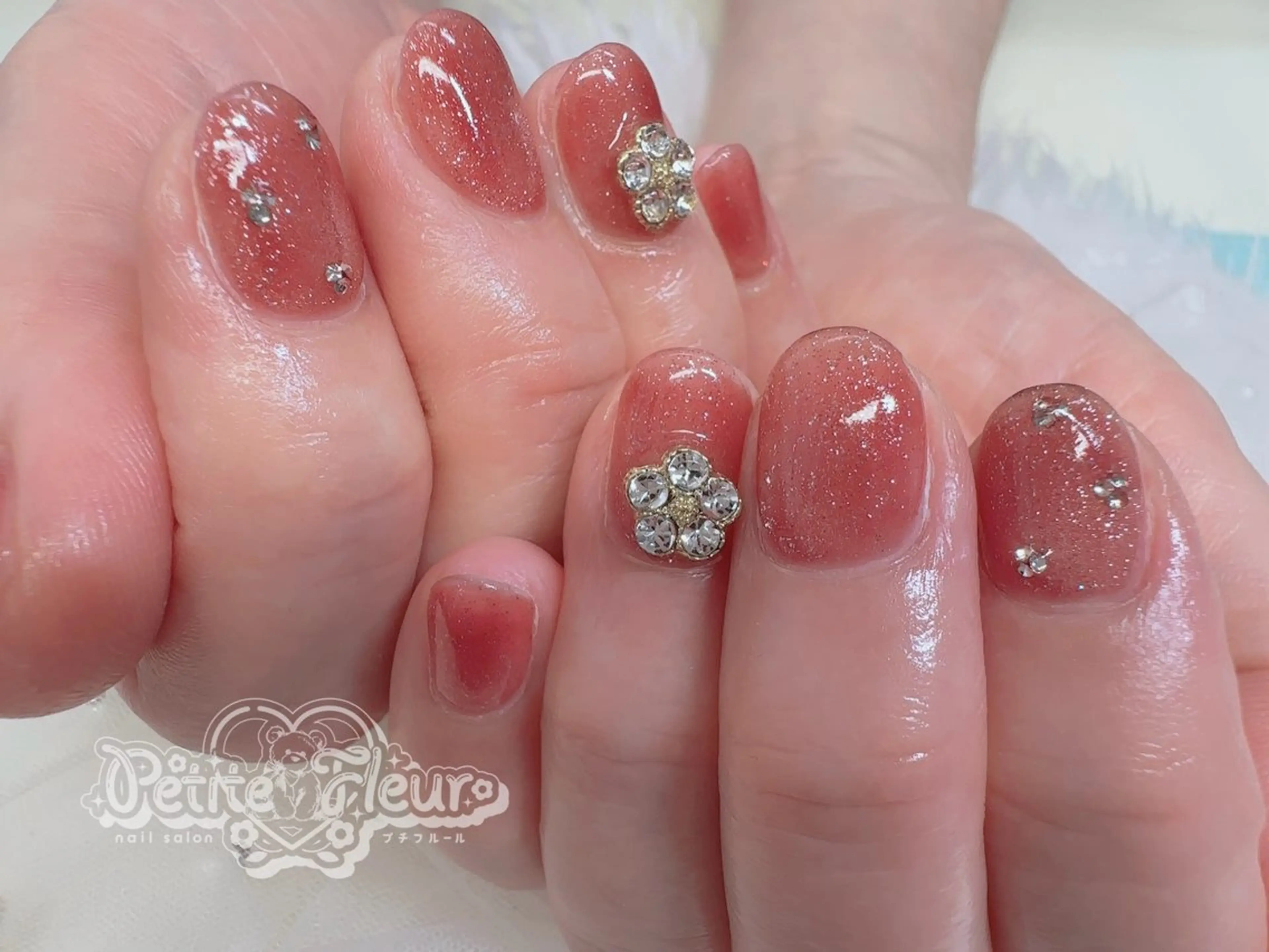 ネイル ハンドネイル ❁⃘*。Petite fleur❁⃘*りさのネイルデザイン