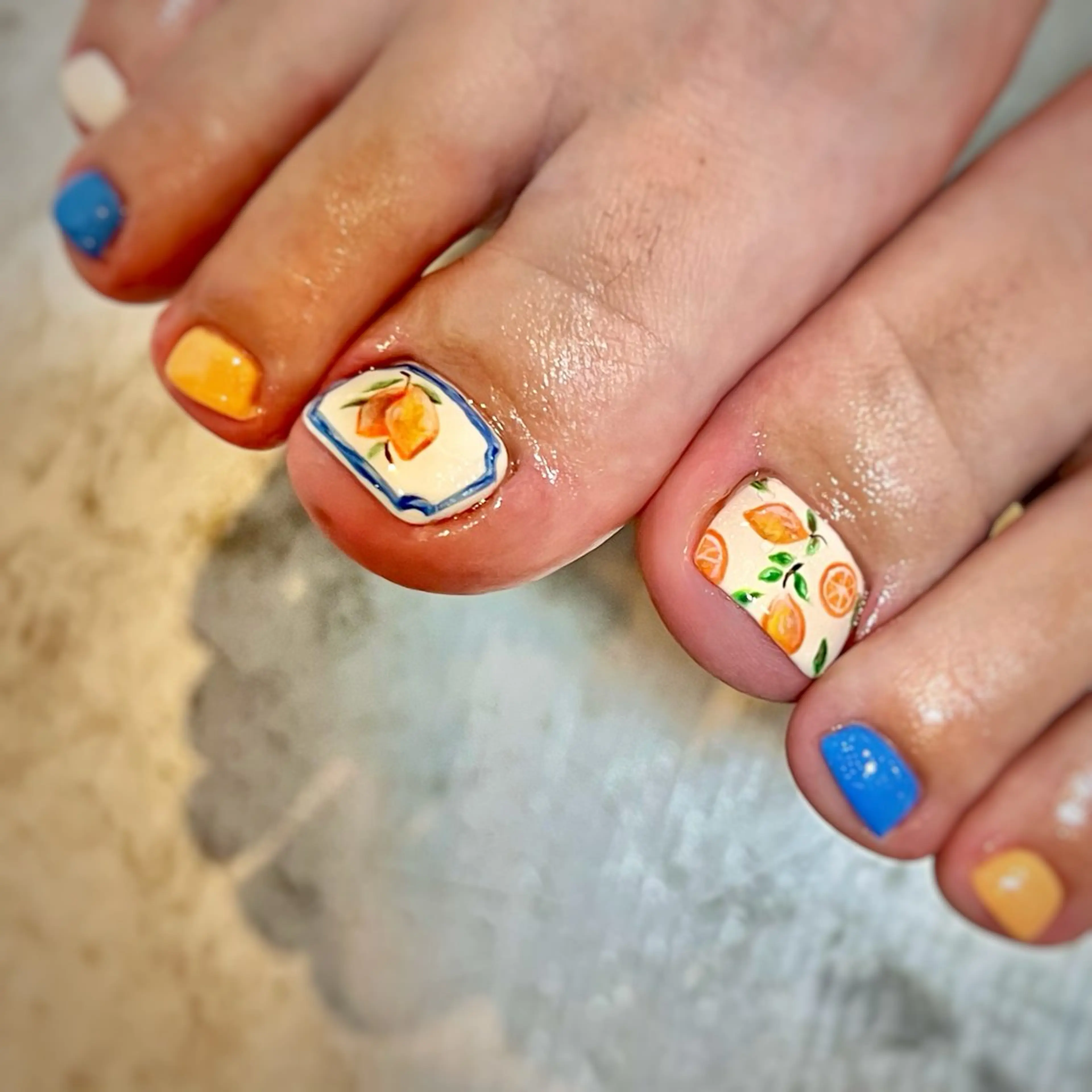 ネイル フットネイル FIORITURA Maikoのネイルデザイン