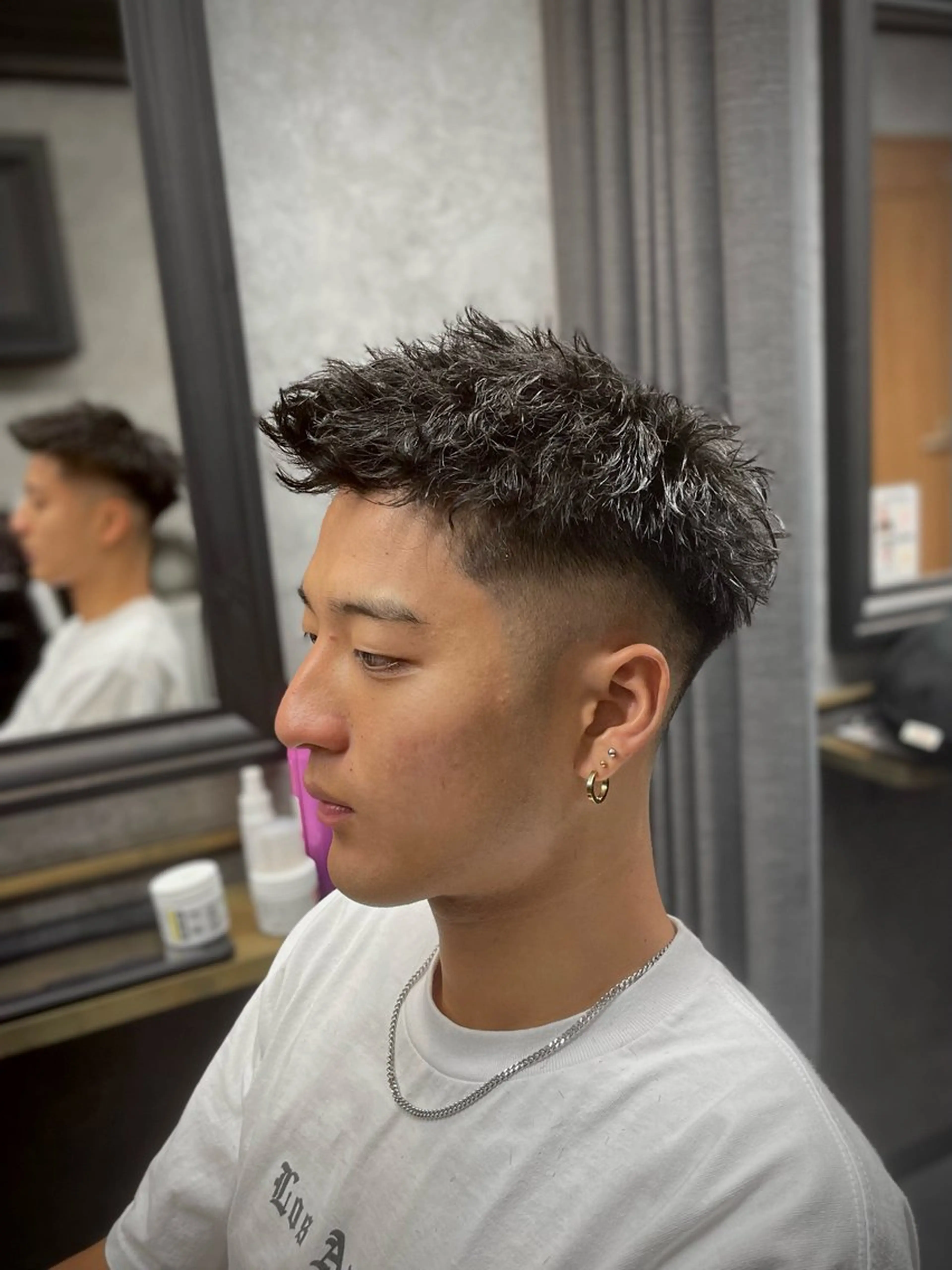 ショート パーマ 【再現性120%】 🔥龍也リュウヤ🔥のヘアスタイル