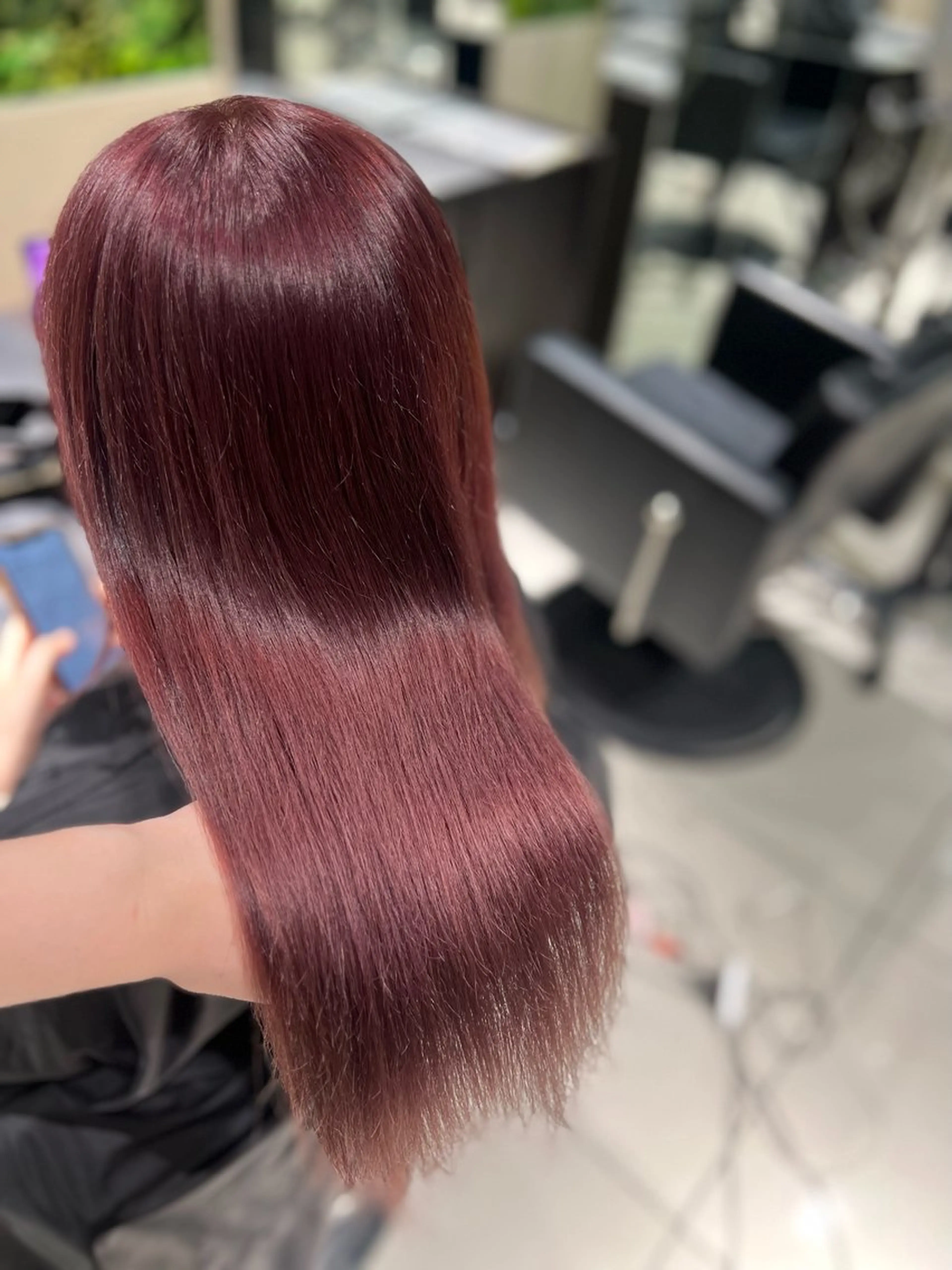 セミロング カラー ブラウンカラー ピンクカラー ピンクブラウン 🧊🪞透明感カラー himeのヘアスタイル