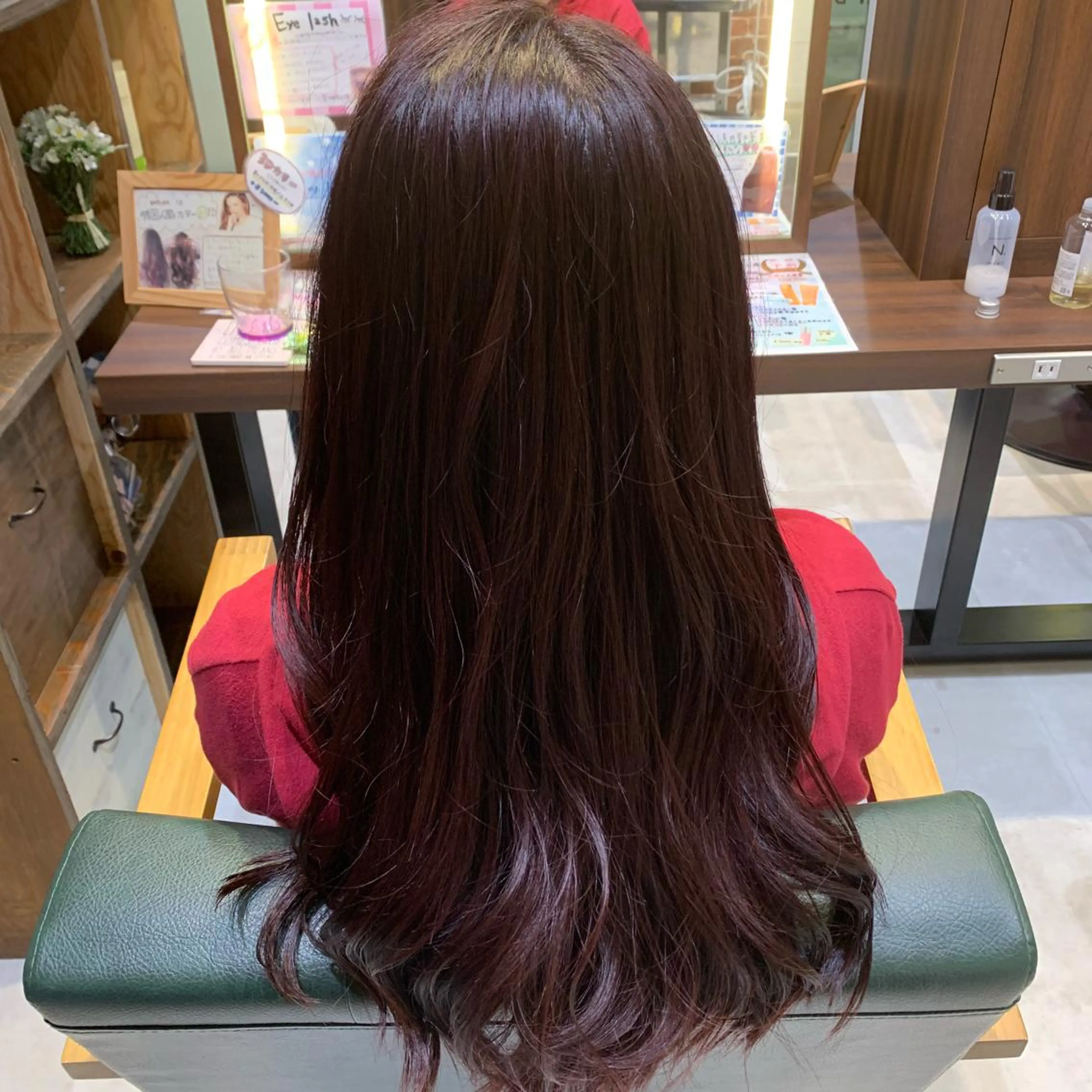 ロング カラー ブリーチ 髪質改善/縮毛矯正 ツヤ髪🩷さつきのヘアスタイル