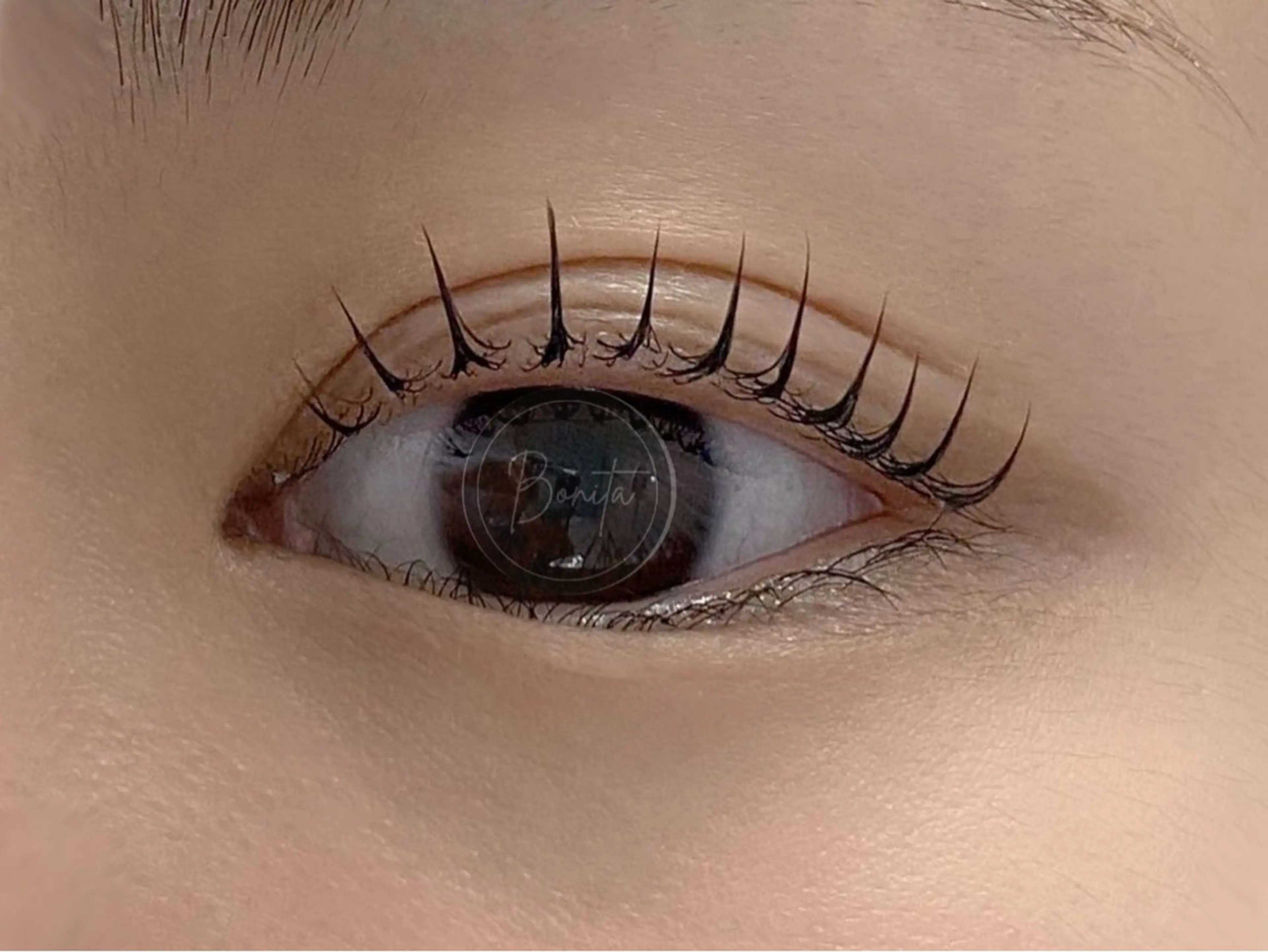 マツエク・マツパ Lカール 一重×まつ毛パーマ bonita所属・山本 マツゲのマツエク・マツパデザイン