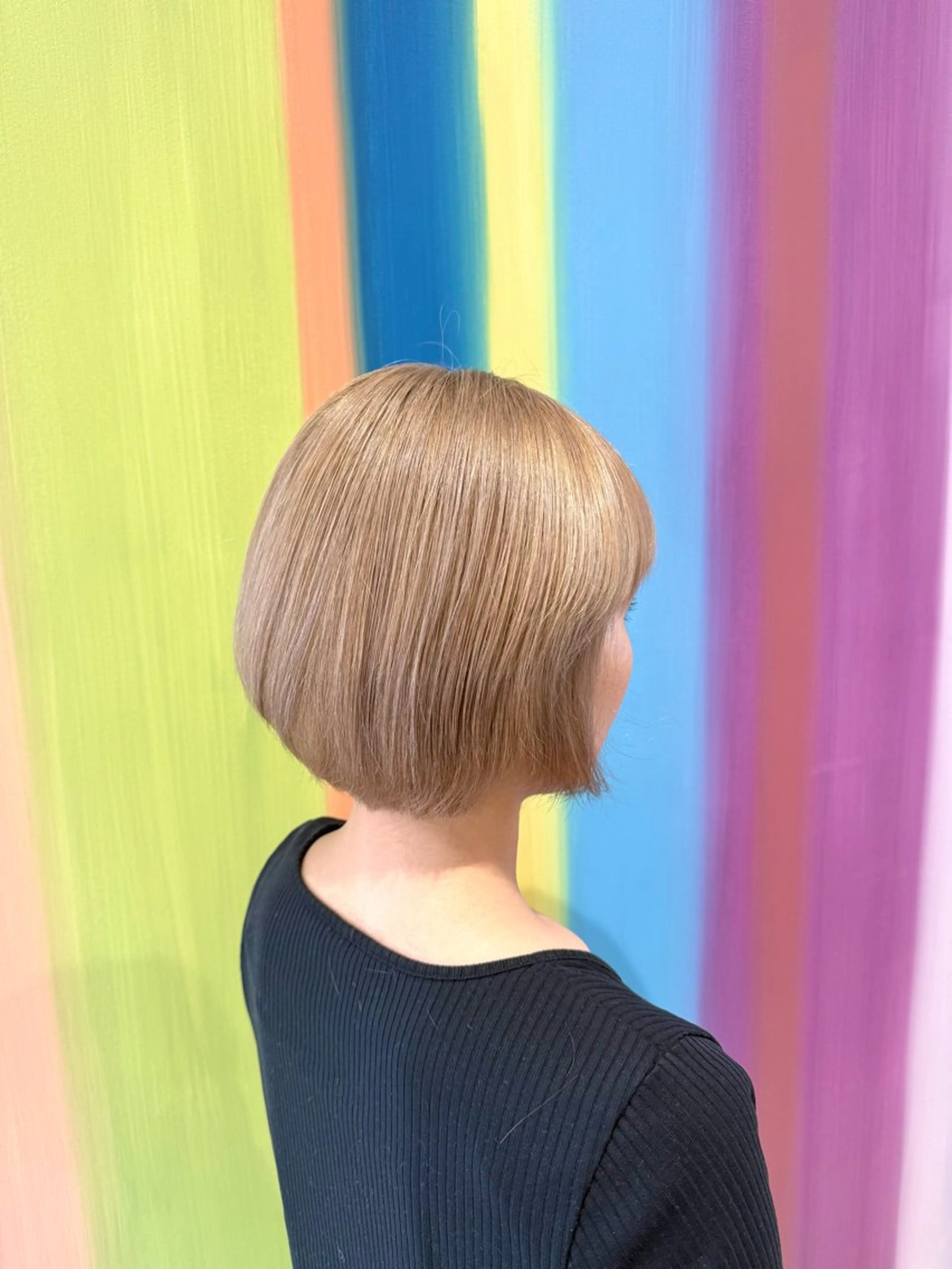 ショート カラー HAIR & MAKE EARTH 土気店所属・🎨メンズブリーチ/ 糸久 尚輝🎨のヘアスタイル