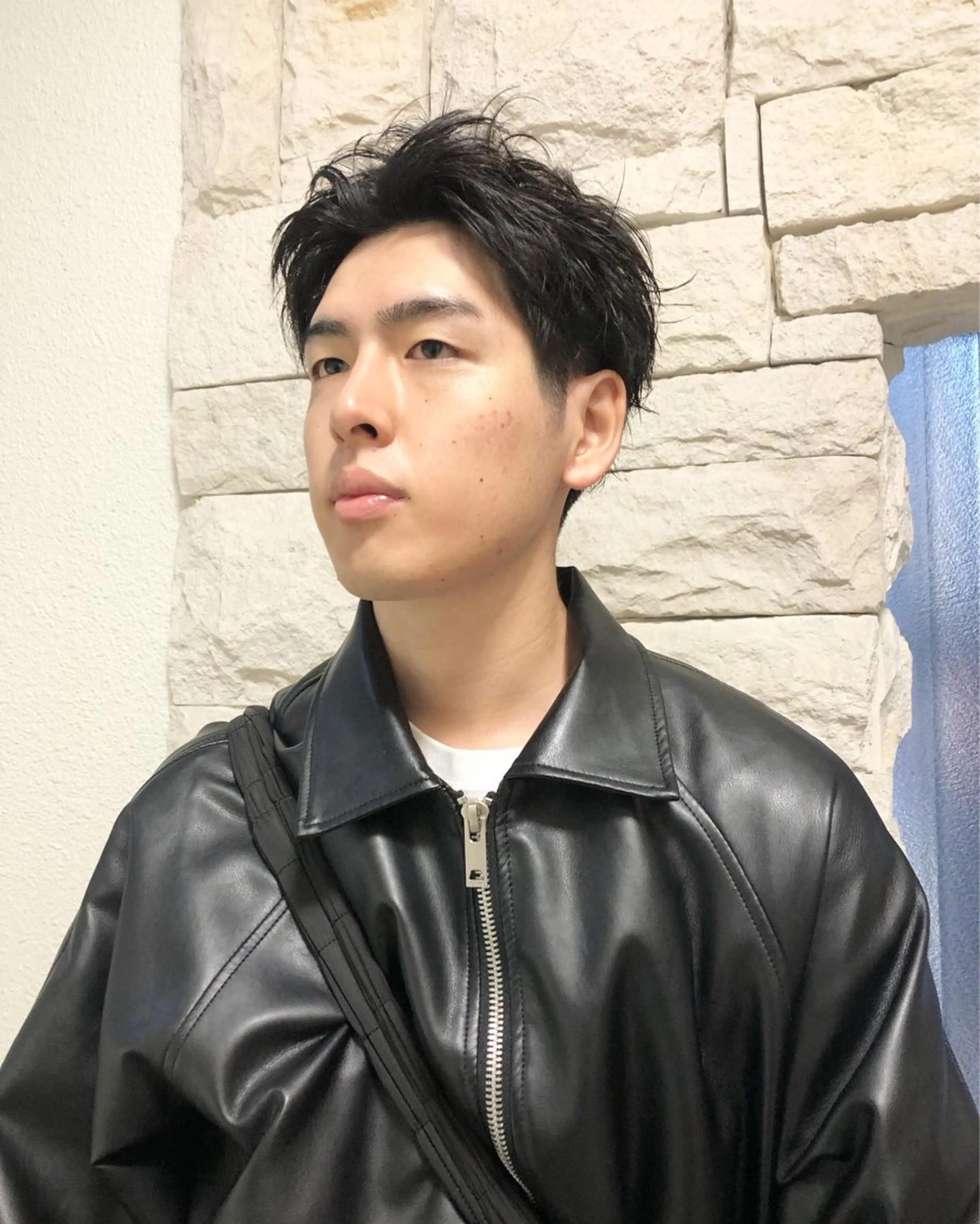 パーマ ヘアアレンジ メンズ センターパート カット パーマ トリートメント ヘアセット ainico+所属・メンズ特化✂️栗原 侑也のヘアスタイル