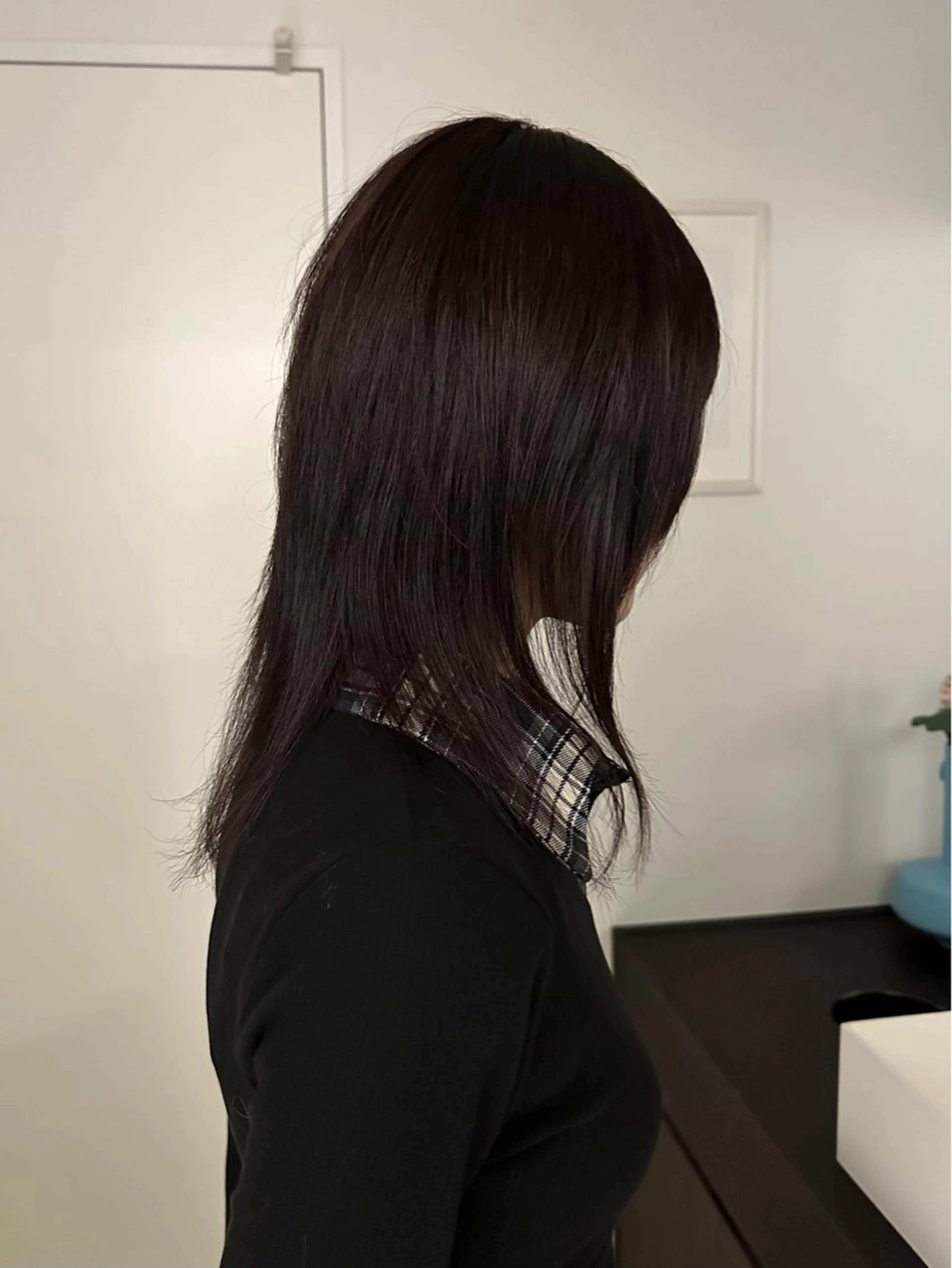 ミディアム レイヤーカット ウルフカット カット enrichミヤモト ヒロヤのヘアスタイル