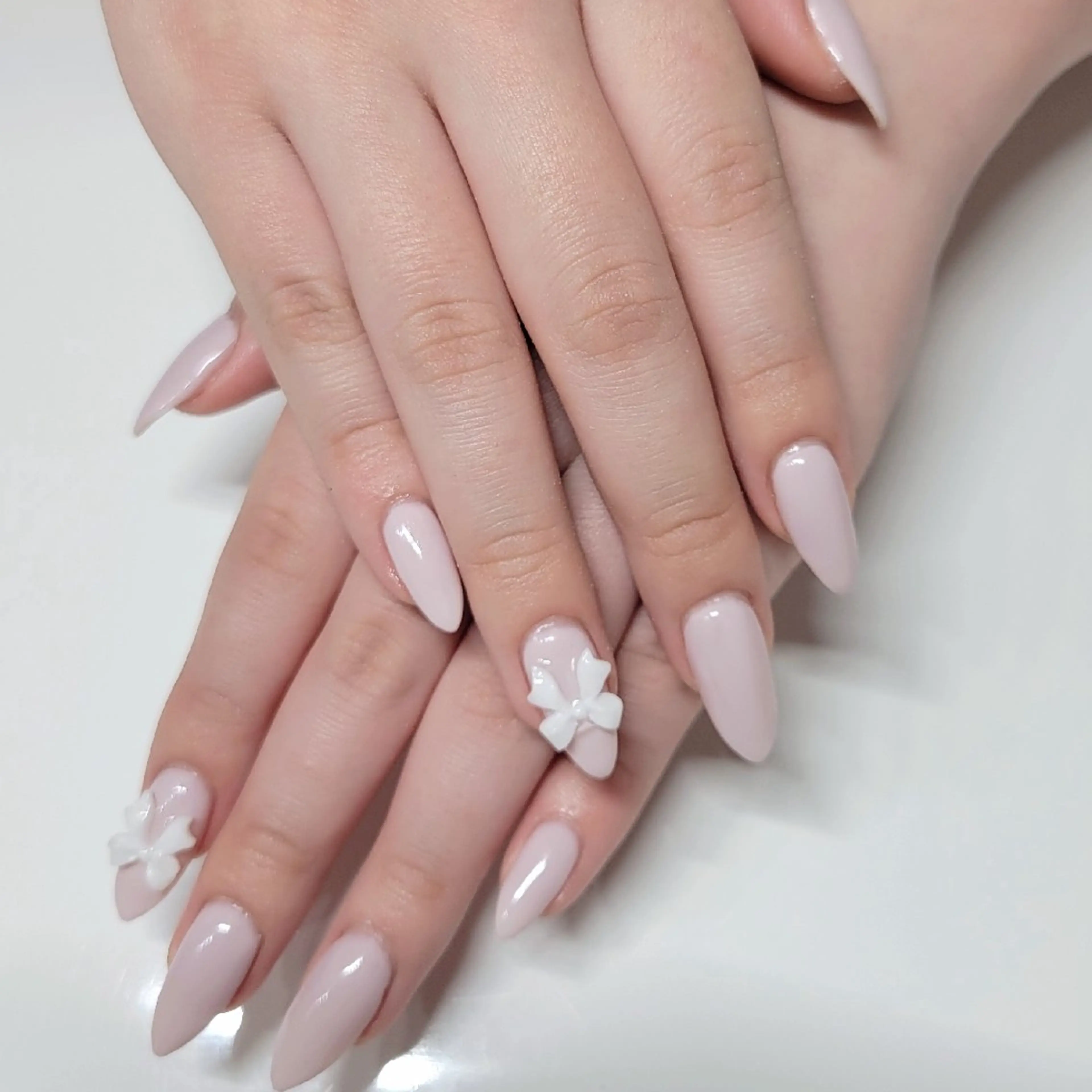 ネイル 長さ出し ワンカラーネイル Natsumi 🦊  Nailのネイルデザイン