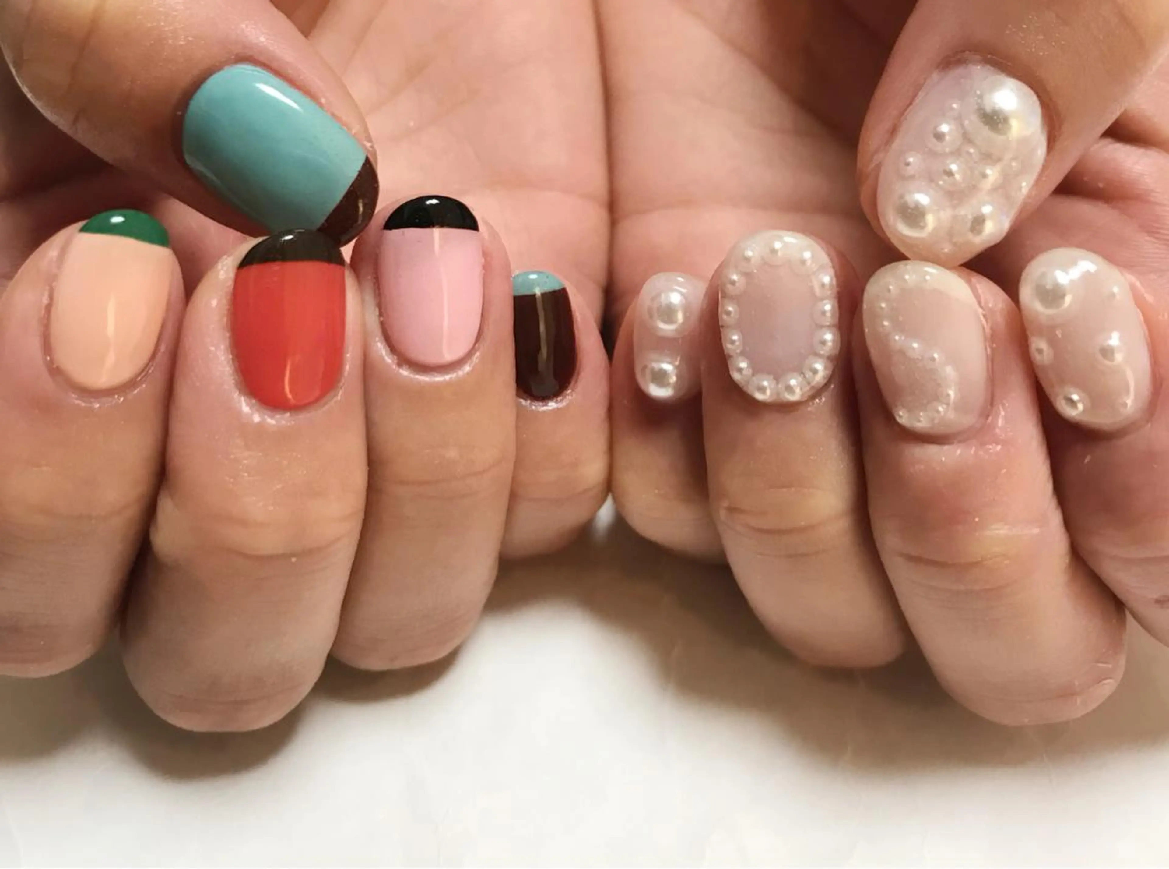 ネイル ハンドネイル nail salon en familleのネイルデザイン