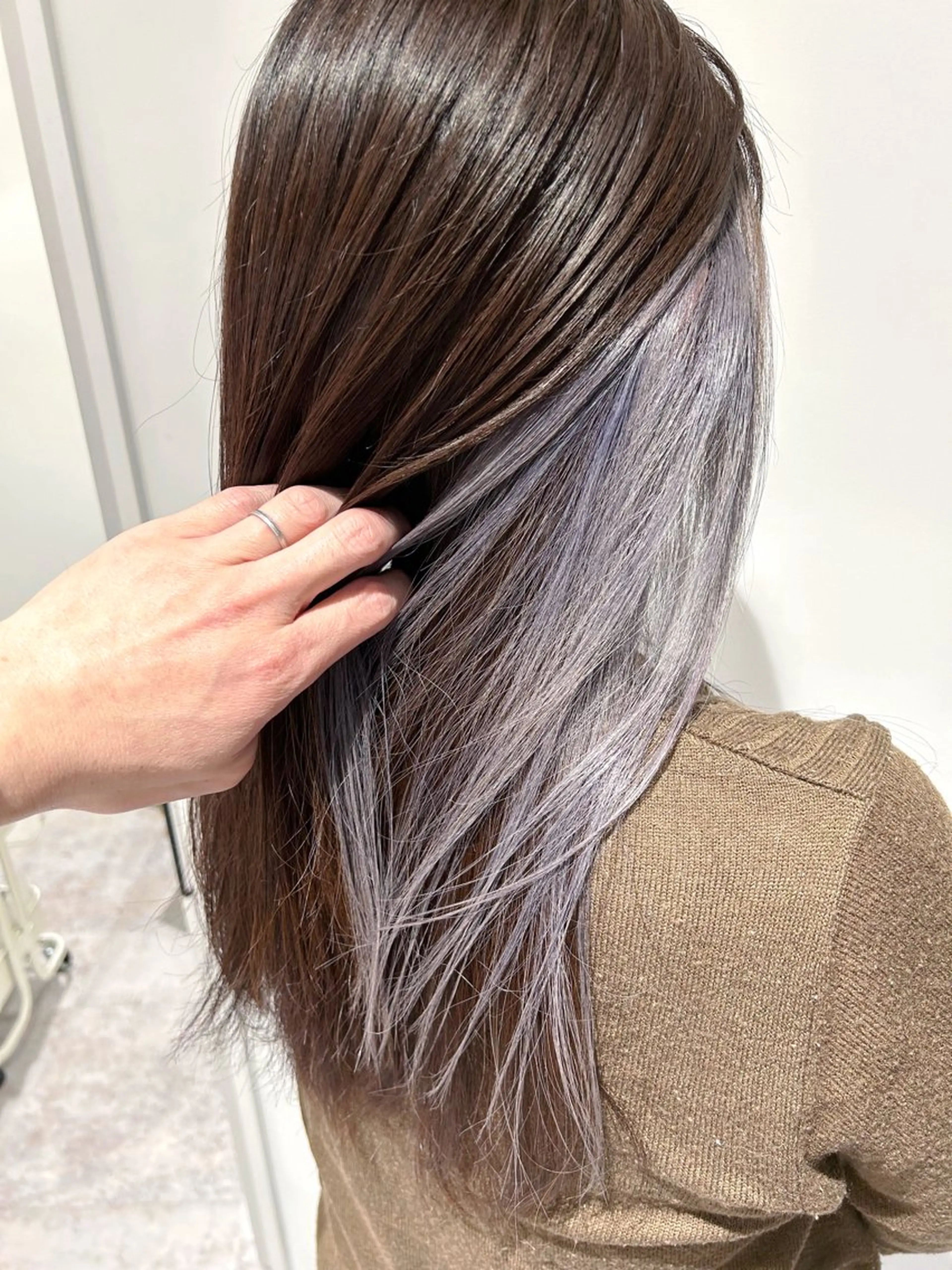 セミロング 山田 守のヘアスタイル