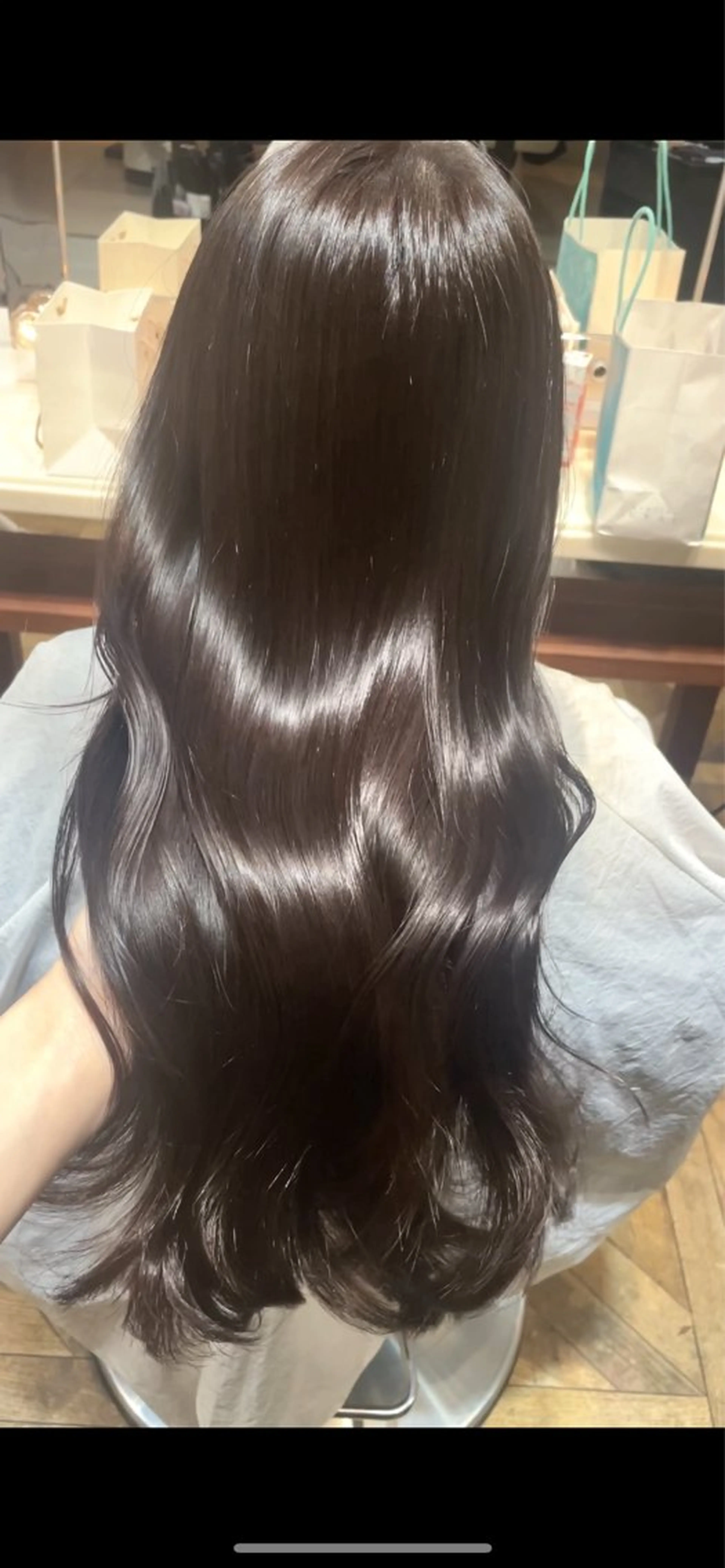 ロング カラー ブラウンカラー カット ヘアカラー トリートメント BEBE所属・ご新規様限定 透明感カラーKANAのヘアスタイル