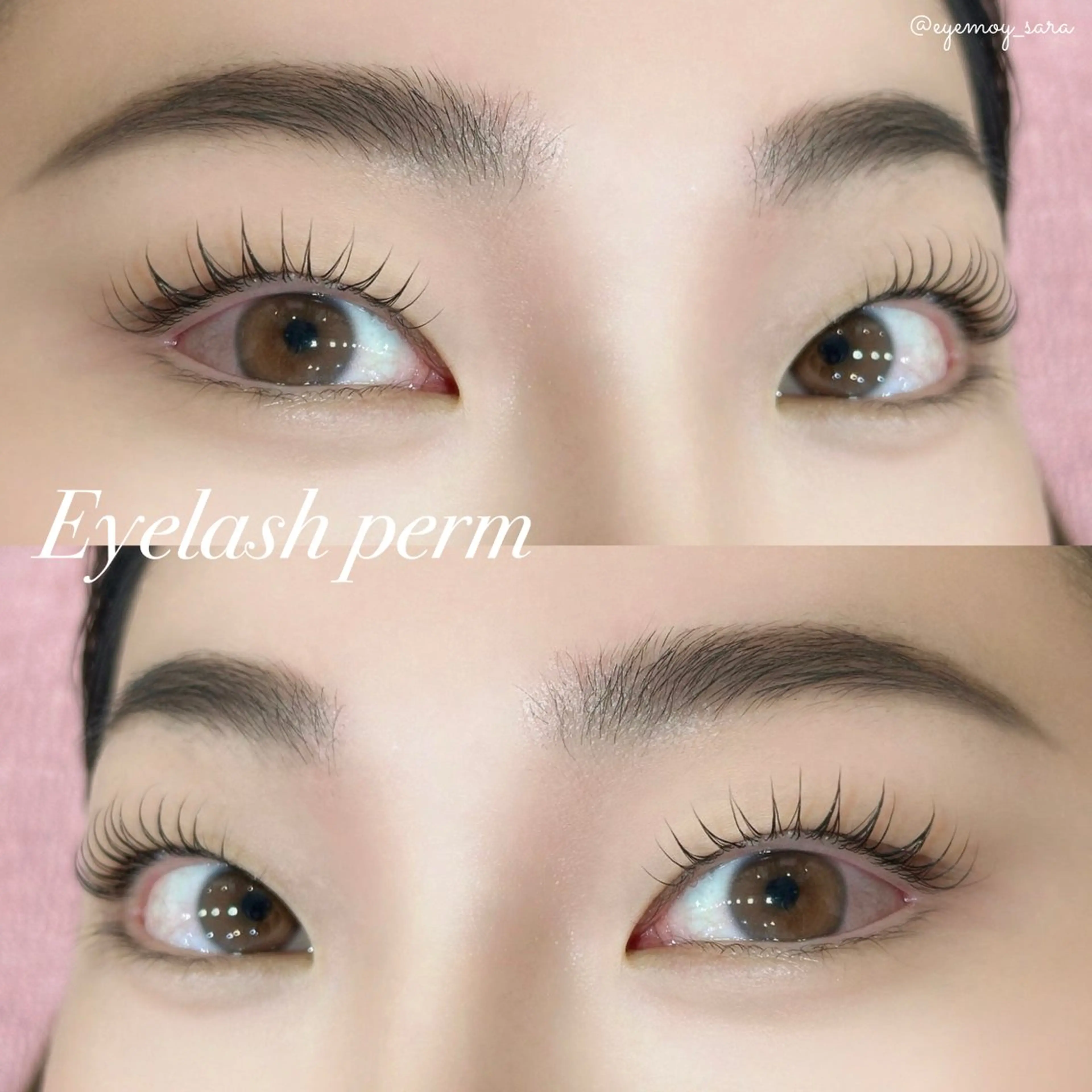 マツエク・マツパ ケラチンラッシュリフト 束感まつ毛 パリジェンヌラッシュリフト まつげパーマ 一重×まつ毛パーマ sara 🌙のマツエク・マツパデザイン