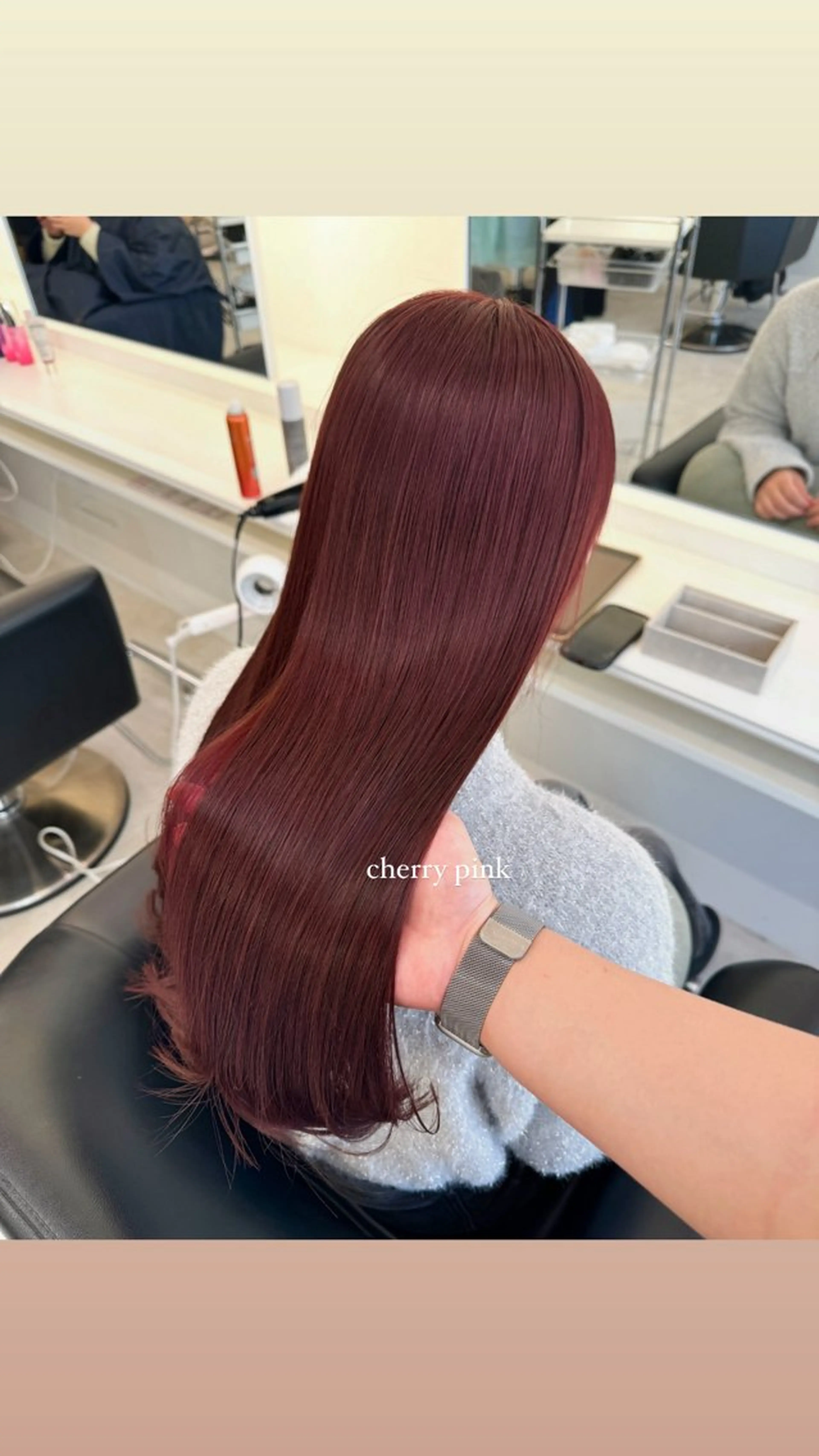 【🎀ピンクカラー🎀】ブリーチなしwカラーの写真