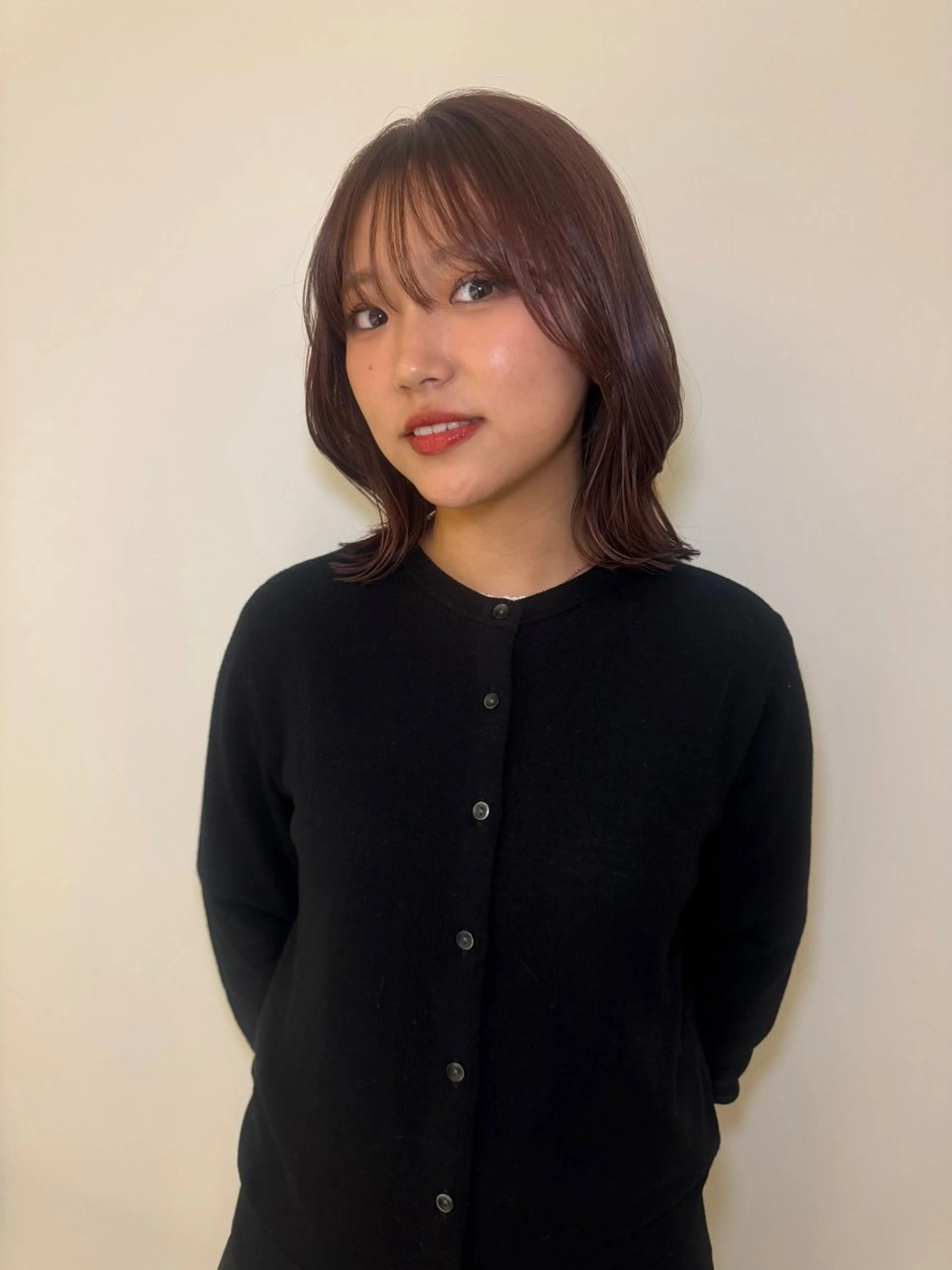 ミディアム レイヤー/ボブ /清水凜のヘアスタイル