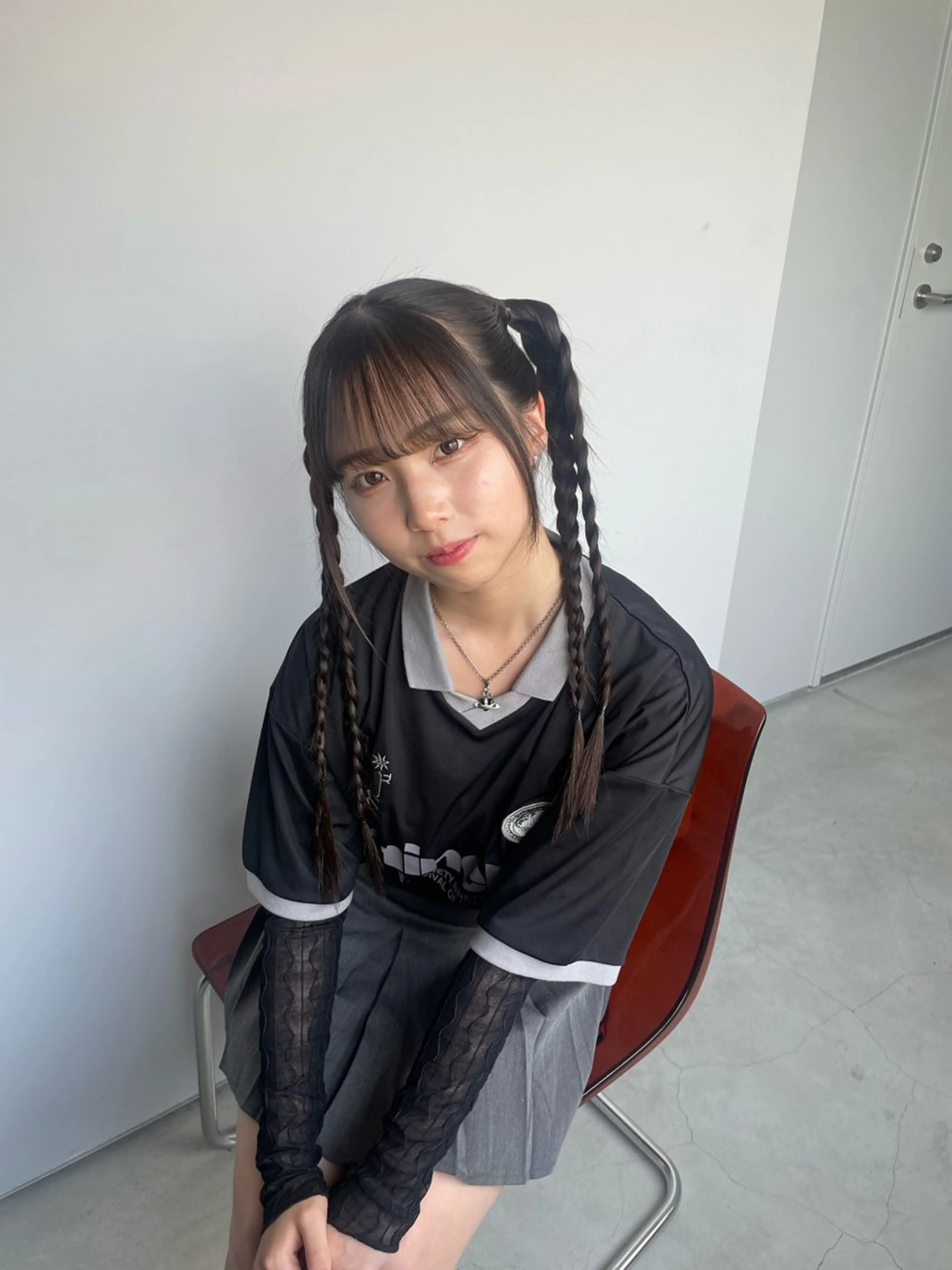 ロング ヘアアレンジ ロング カット ヘアセット トレンドカラー🥣／ ヘアアレンジ✩.*˚のヘアスタイル