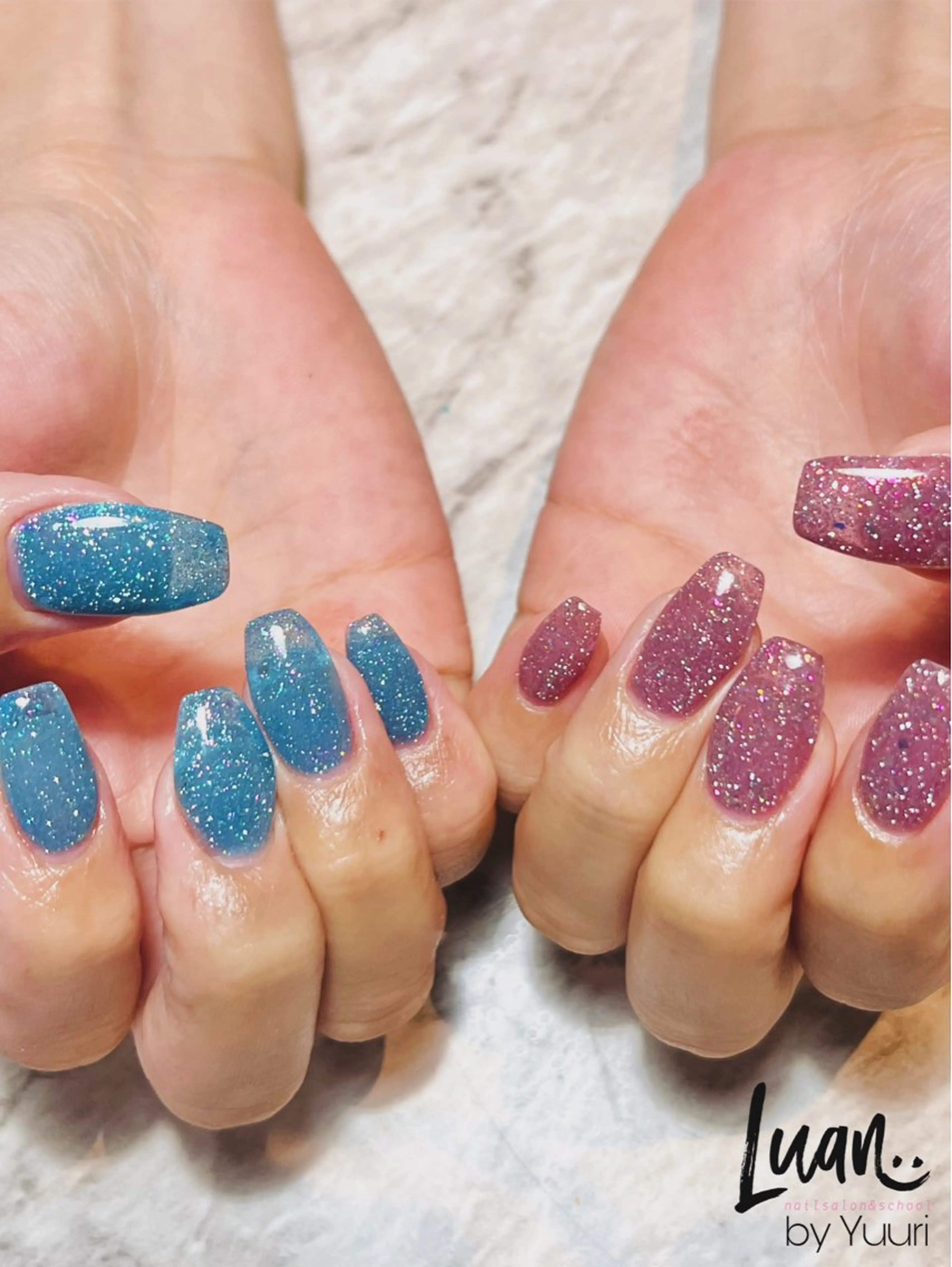 【Jrネイリスト】チップ長さ出しワンカラー¥5000の写真