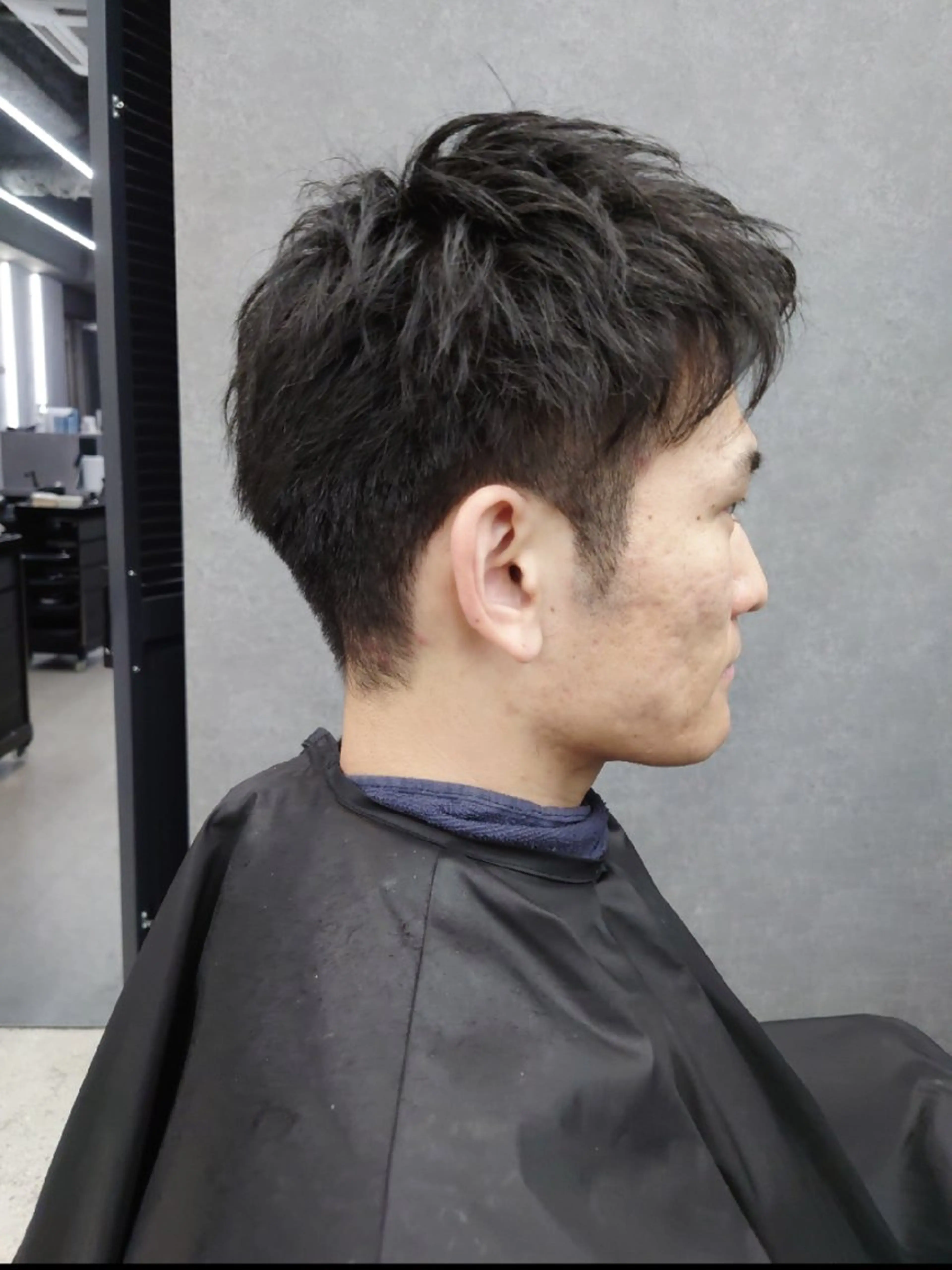 メンズカット【アップバング】の写真