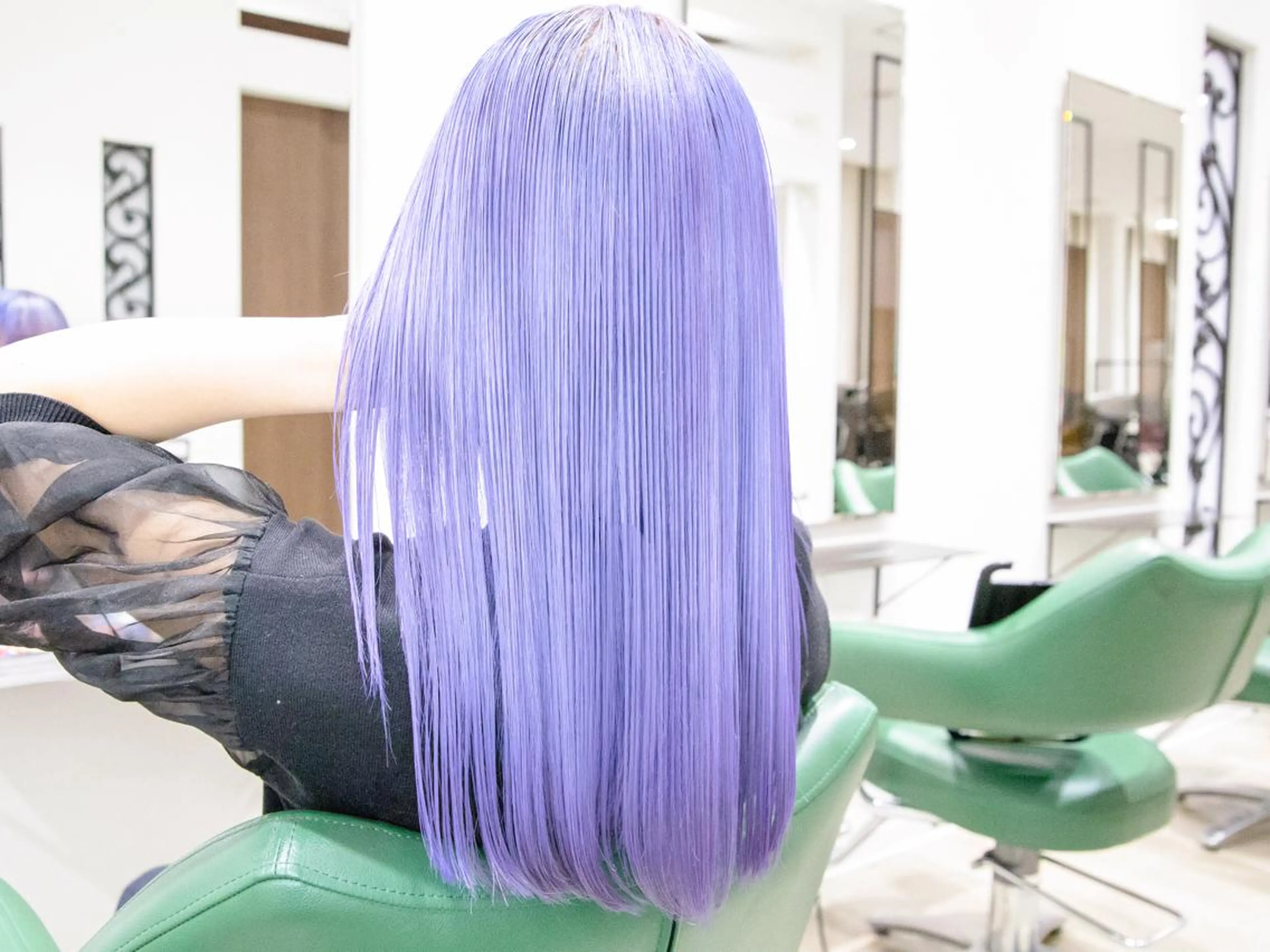 ロング カラー カット Re:ta Hair 飯田淳平のヘアスタイル