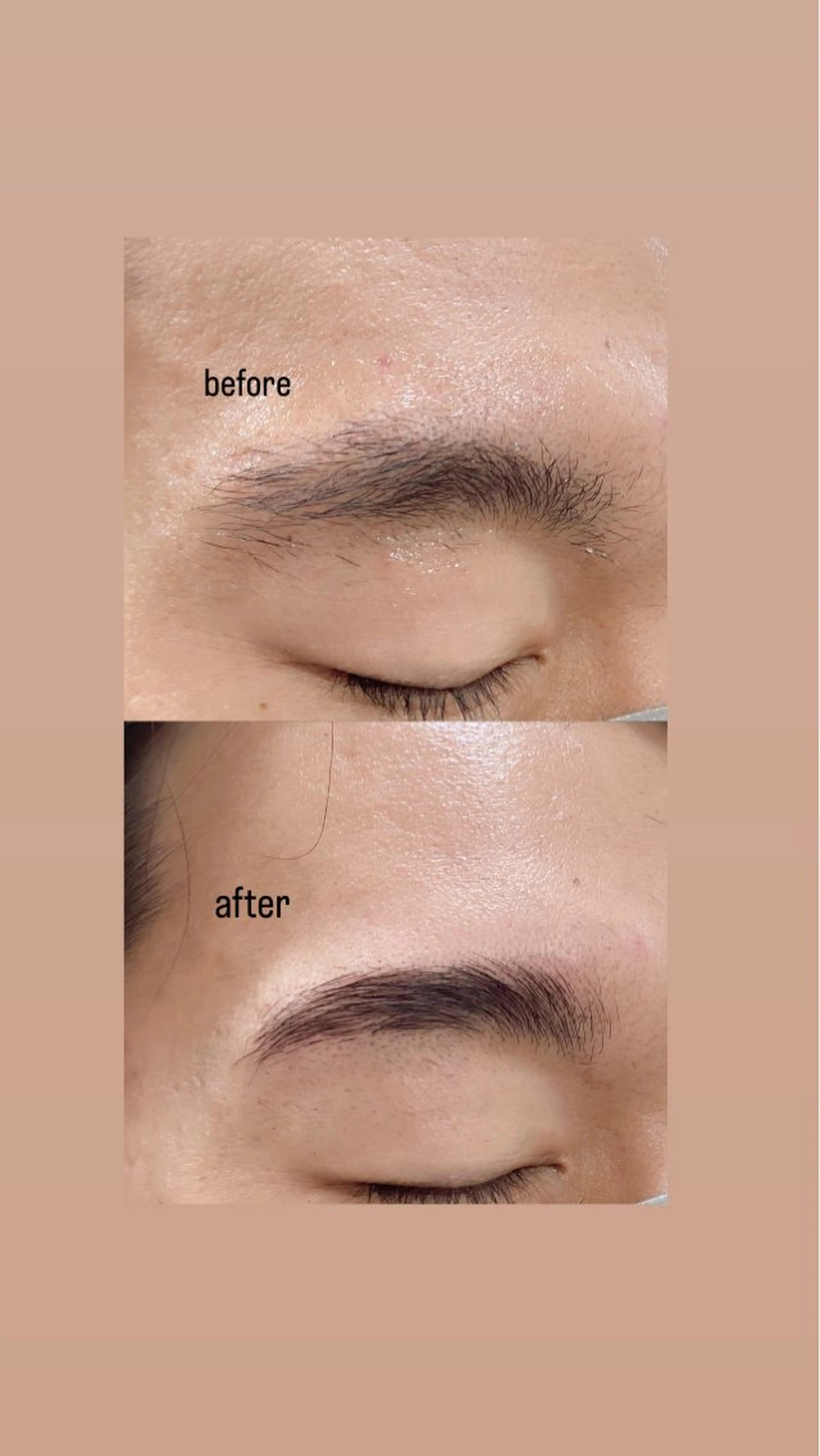 ✨眉カット✨モデルメニュー（メンズ大歓迎！）眉のメイクは落とした状態でご来店お願いいいたします！の写真