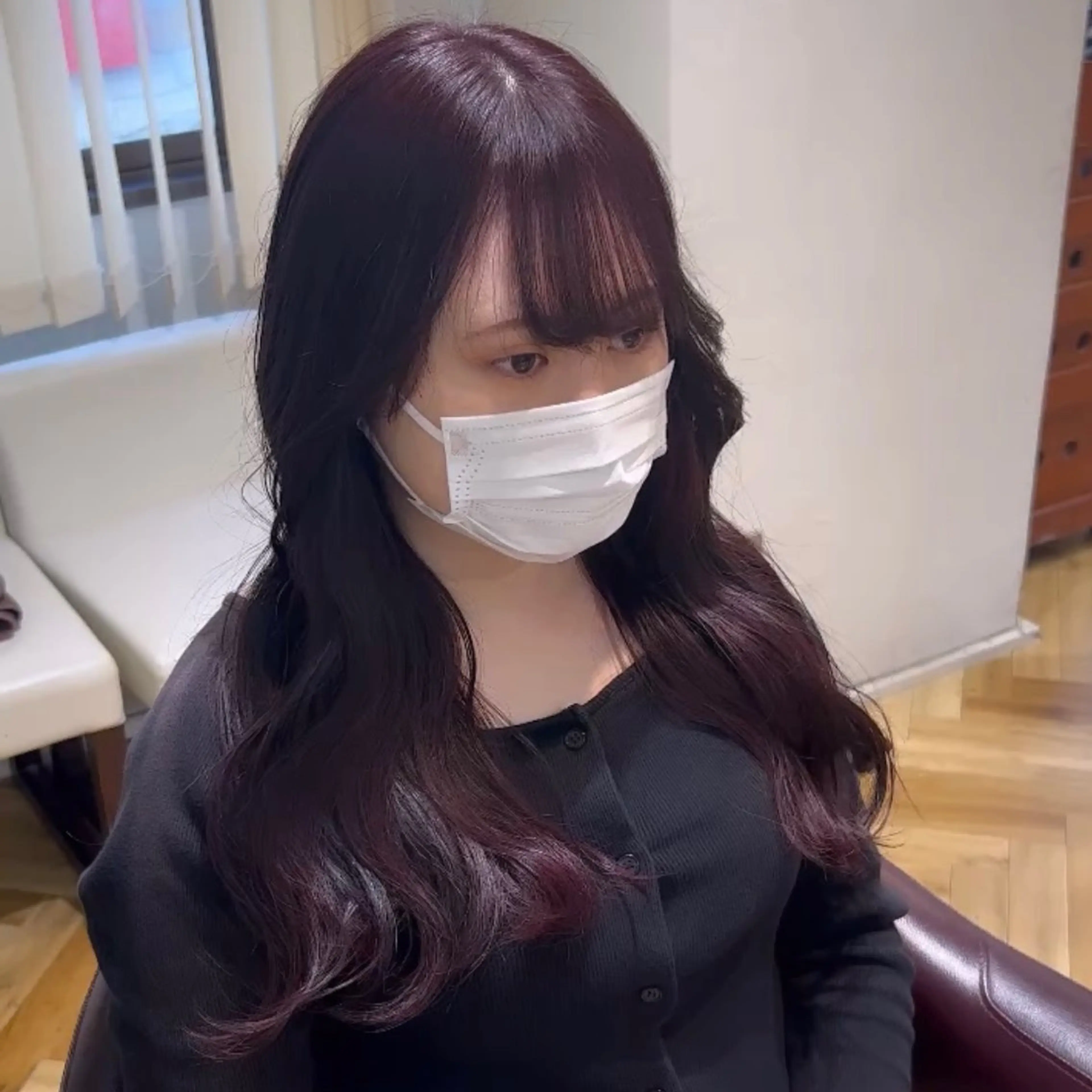 ロング カラー ラベンダーカラー ピンクカラー ピンクラベンダー デザインカラー 🥨HAZUKiのヘアスタイル