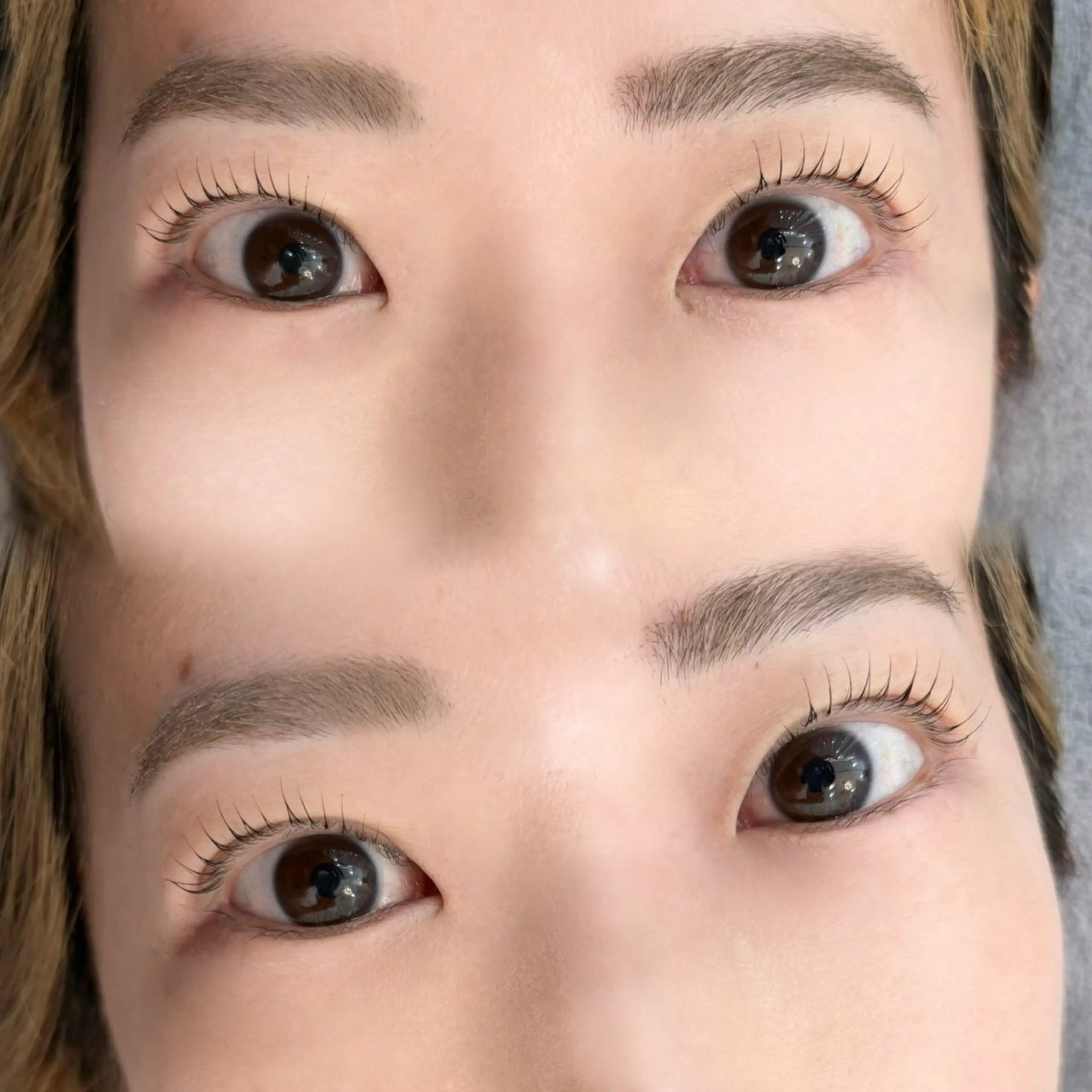 マツエク・マツパ ナチュラル 一重×まつ毛パーマ マツパ REGINA (レジーナ)所属・REGINA ネイルまつげエステの眉毛・アイブロウイメージ