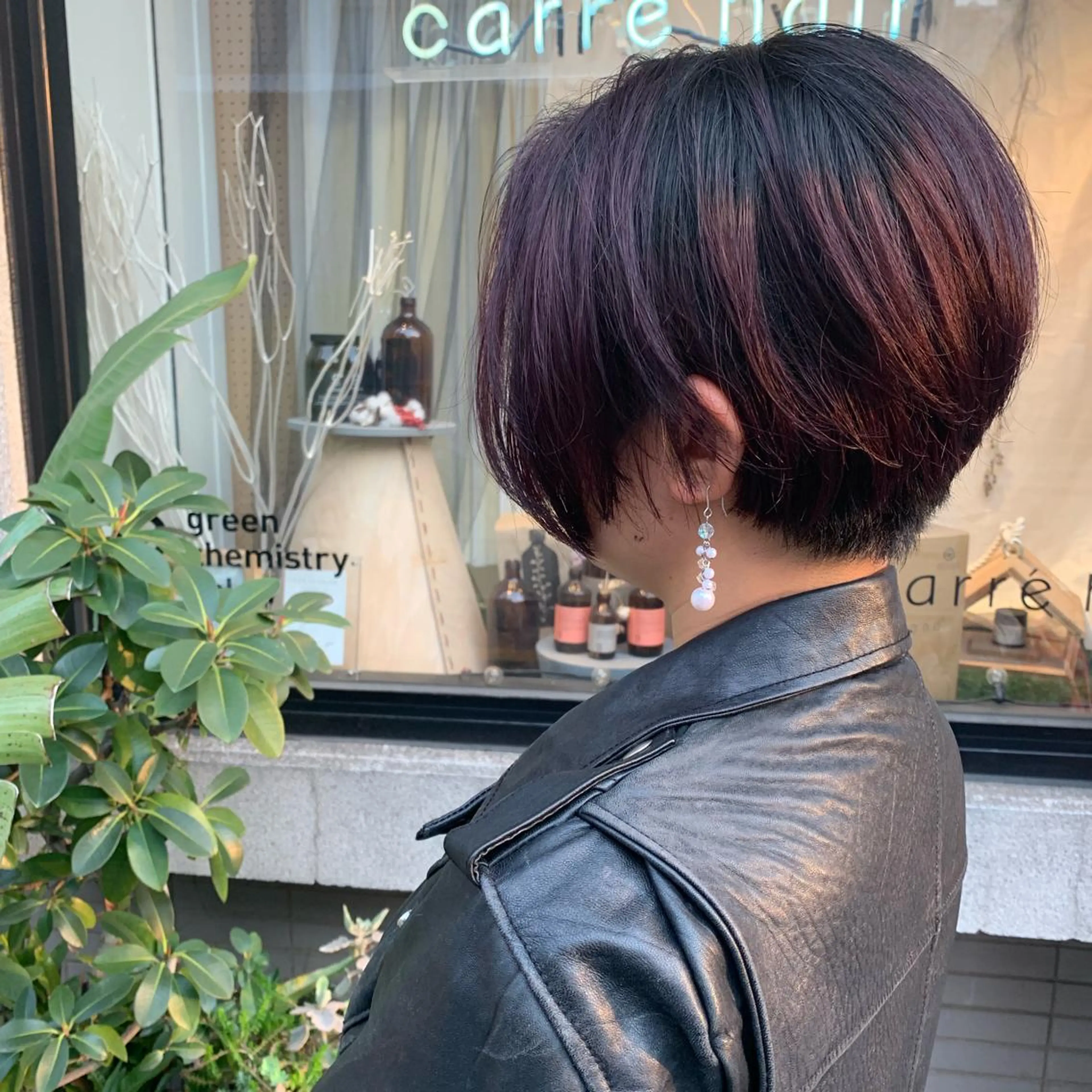 ショート 艶髪color💎髪 質改善ストレート大吉のヘアスタイル