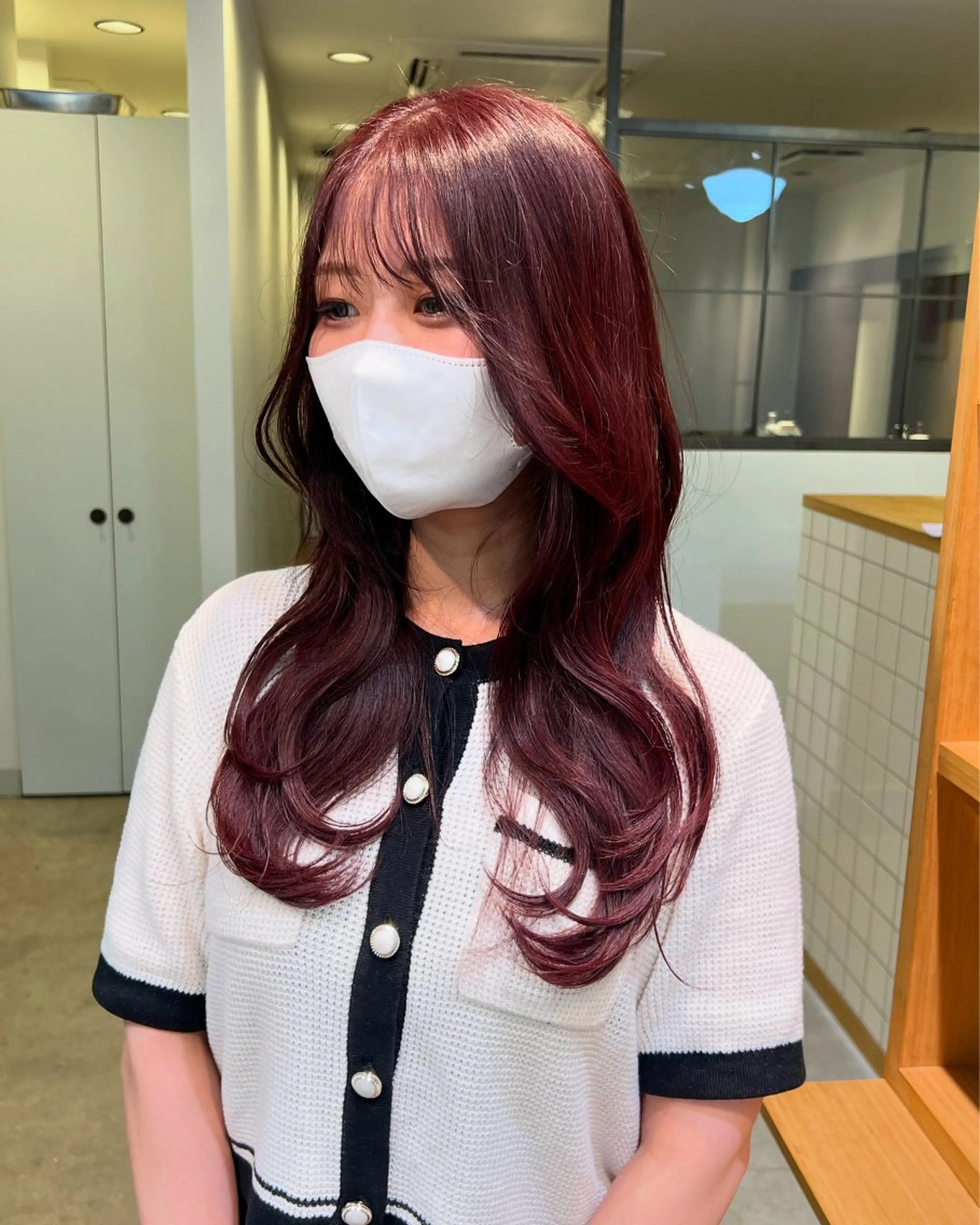 ミディアム 松村 愛輝のヘアスタイル