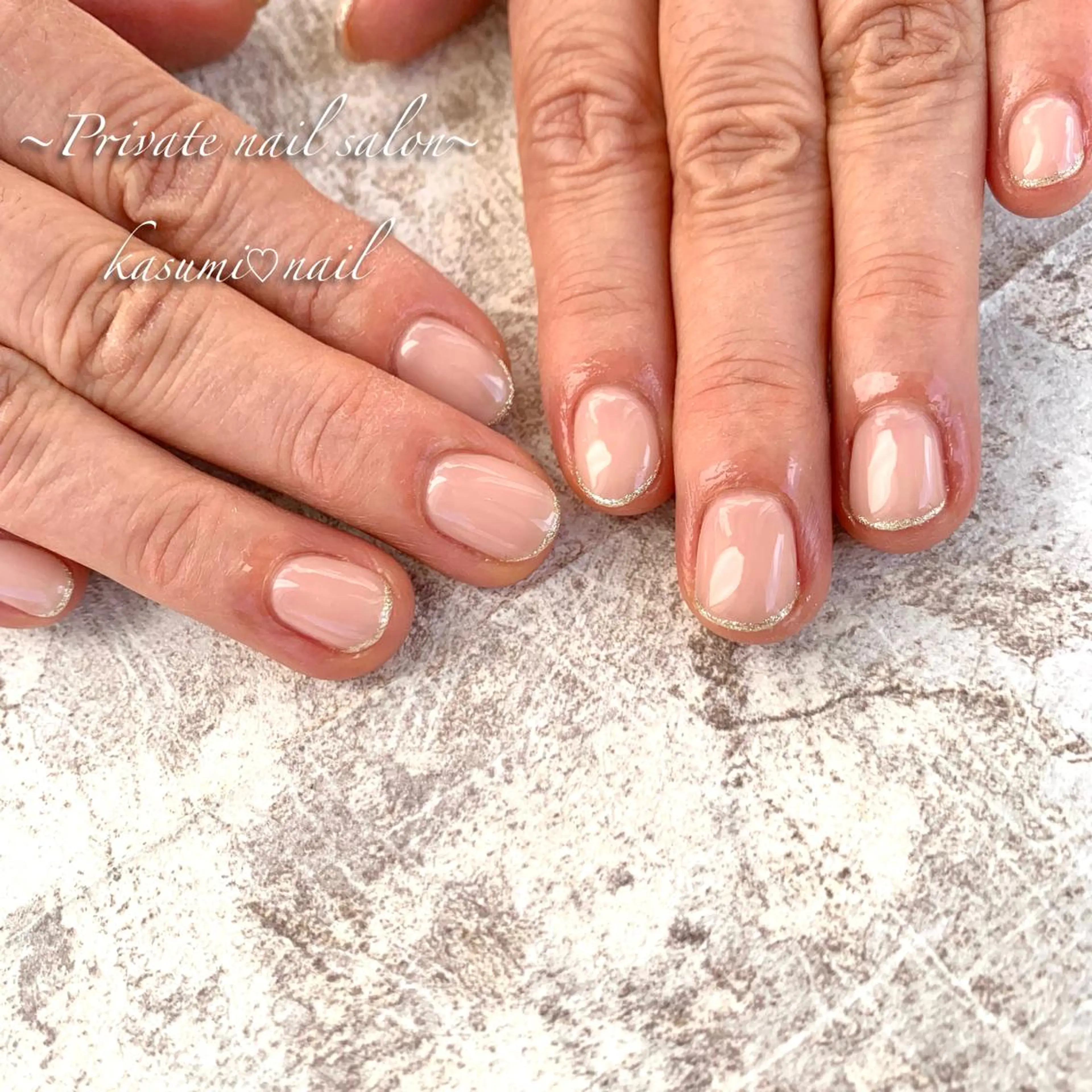 ネイル アートネイル ラメ(グリッター) マグネットネイル ミラーネイル ニュアンスネイル KASUMI♡ Nailのネイルデザイン