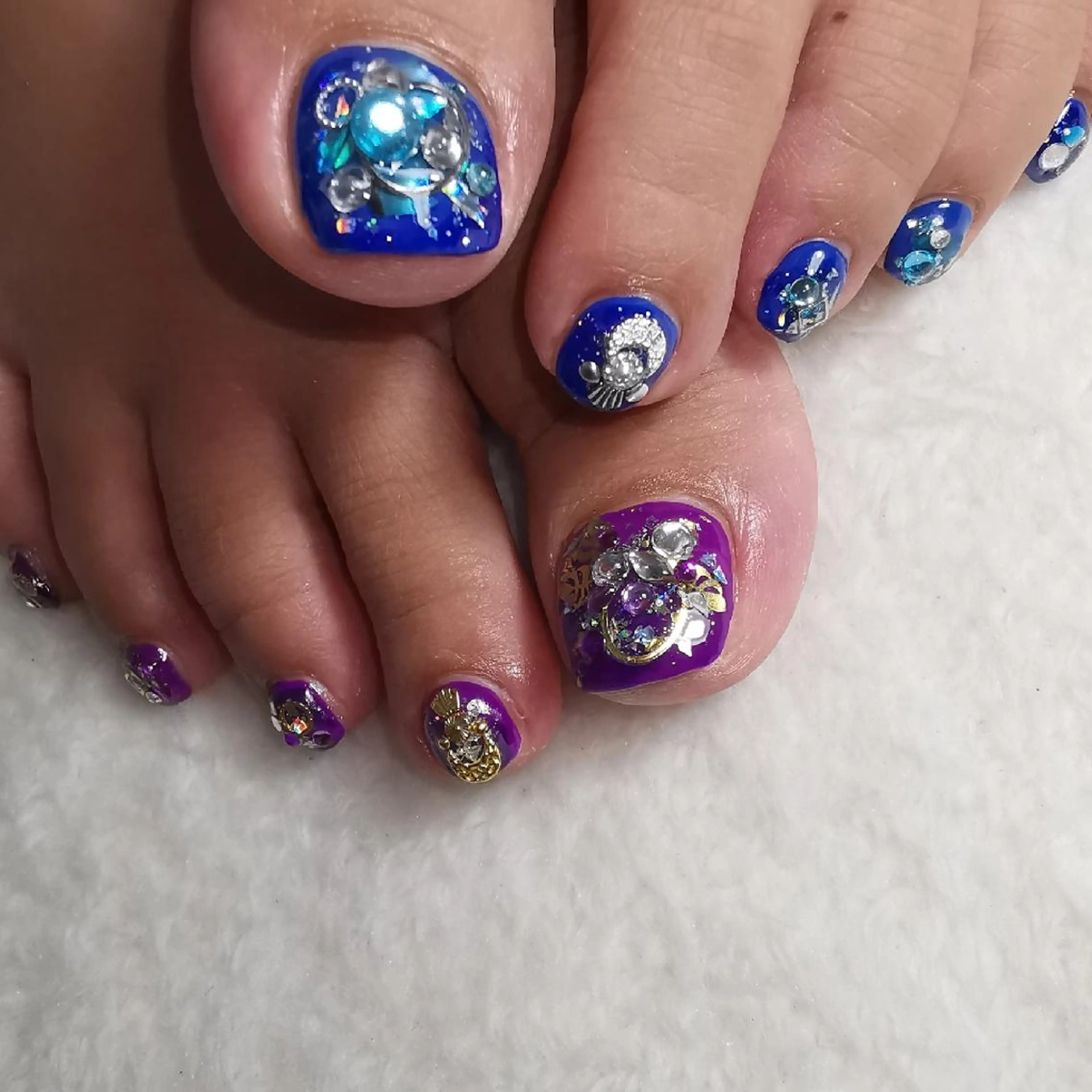 ネイル 持ち込み フットネイル reve あやののネイルデザイン