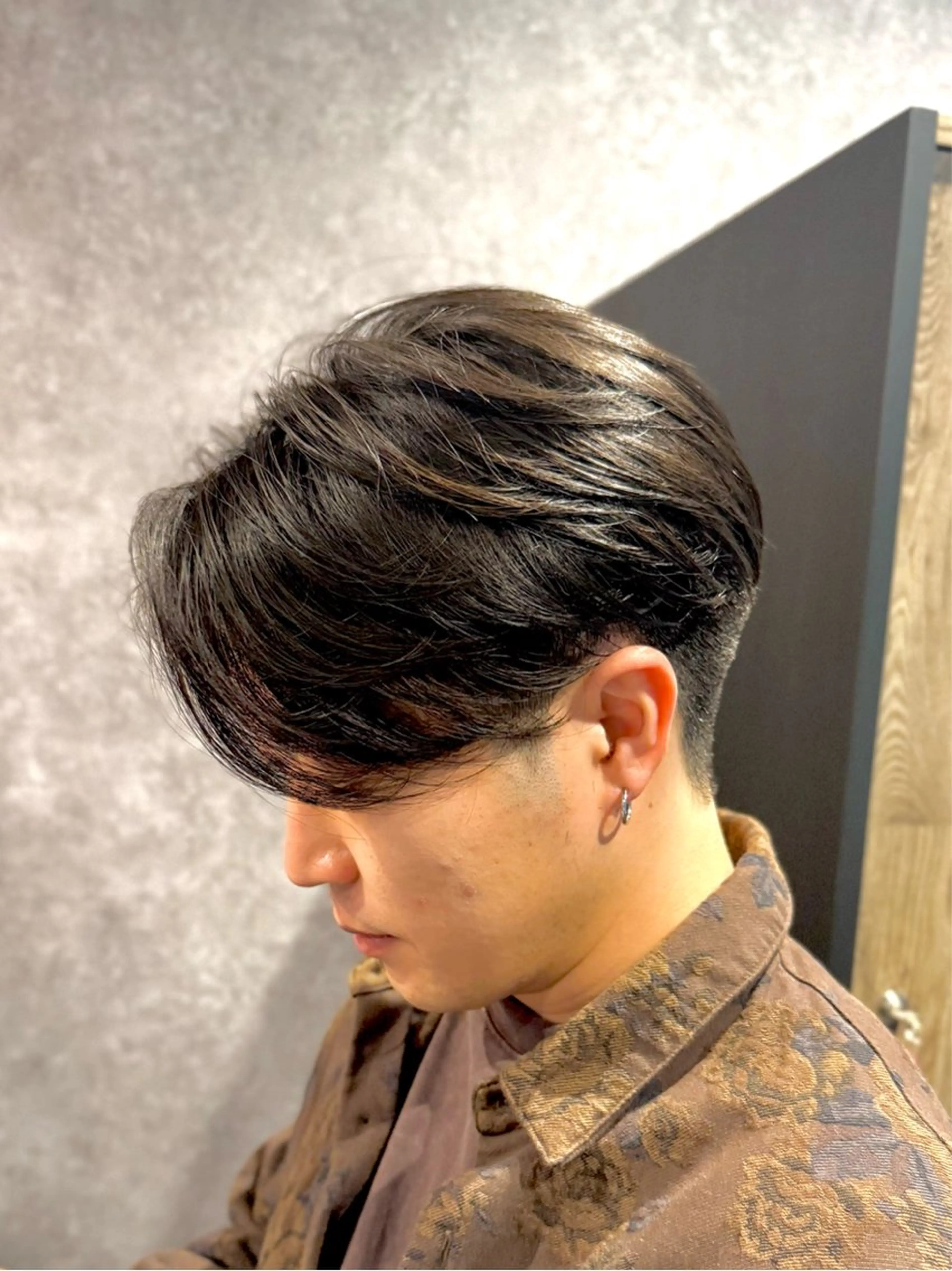 メンズ曲がる縮毛矯正＋ケアトリートメントの写真