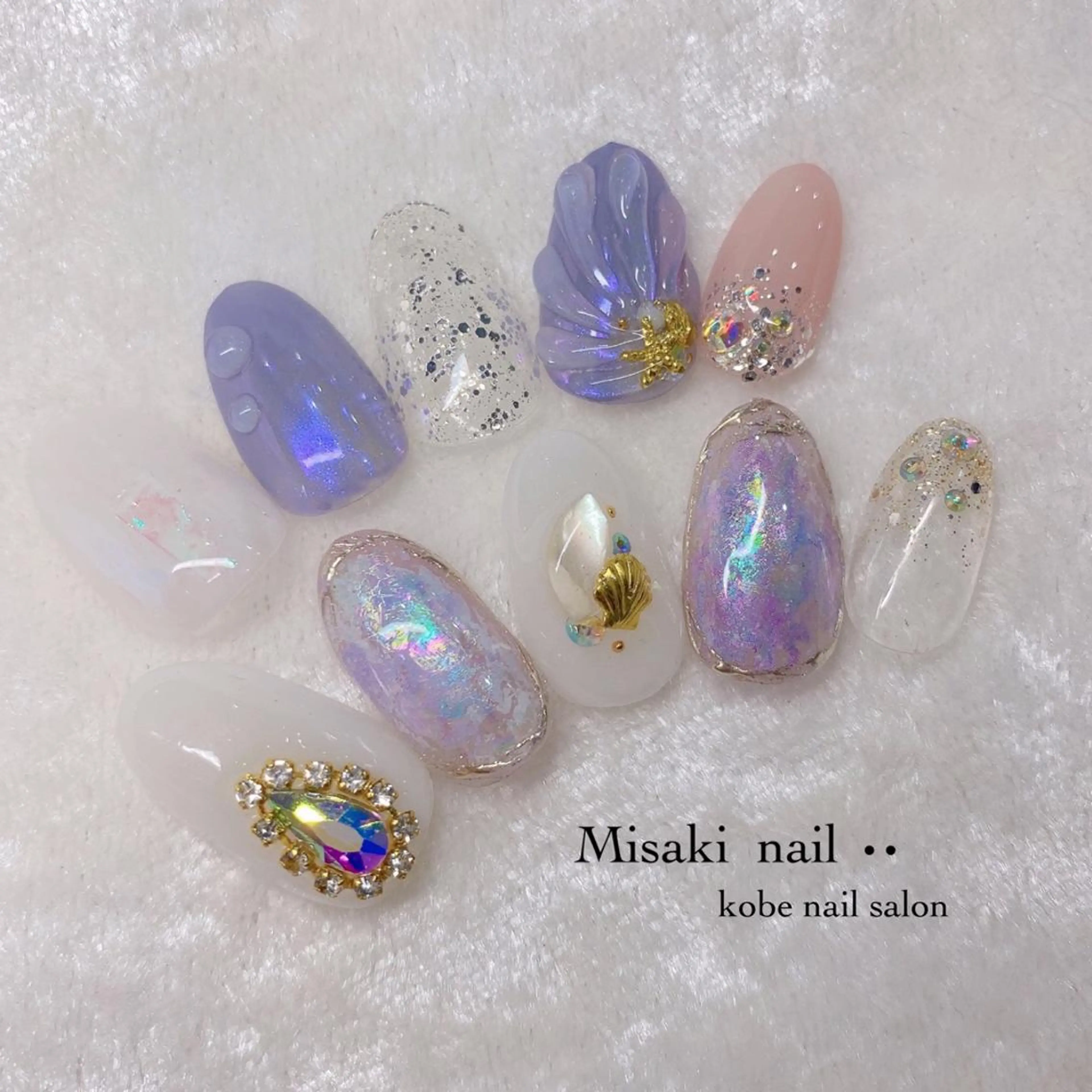 ネイル 韓国ネイル ワンホンネイル ハンドネイル nailsalon miinailsのネイルデザイン