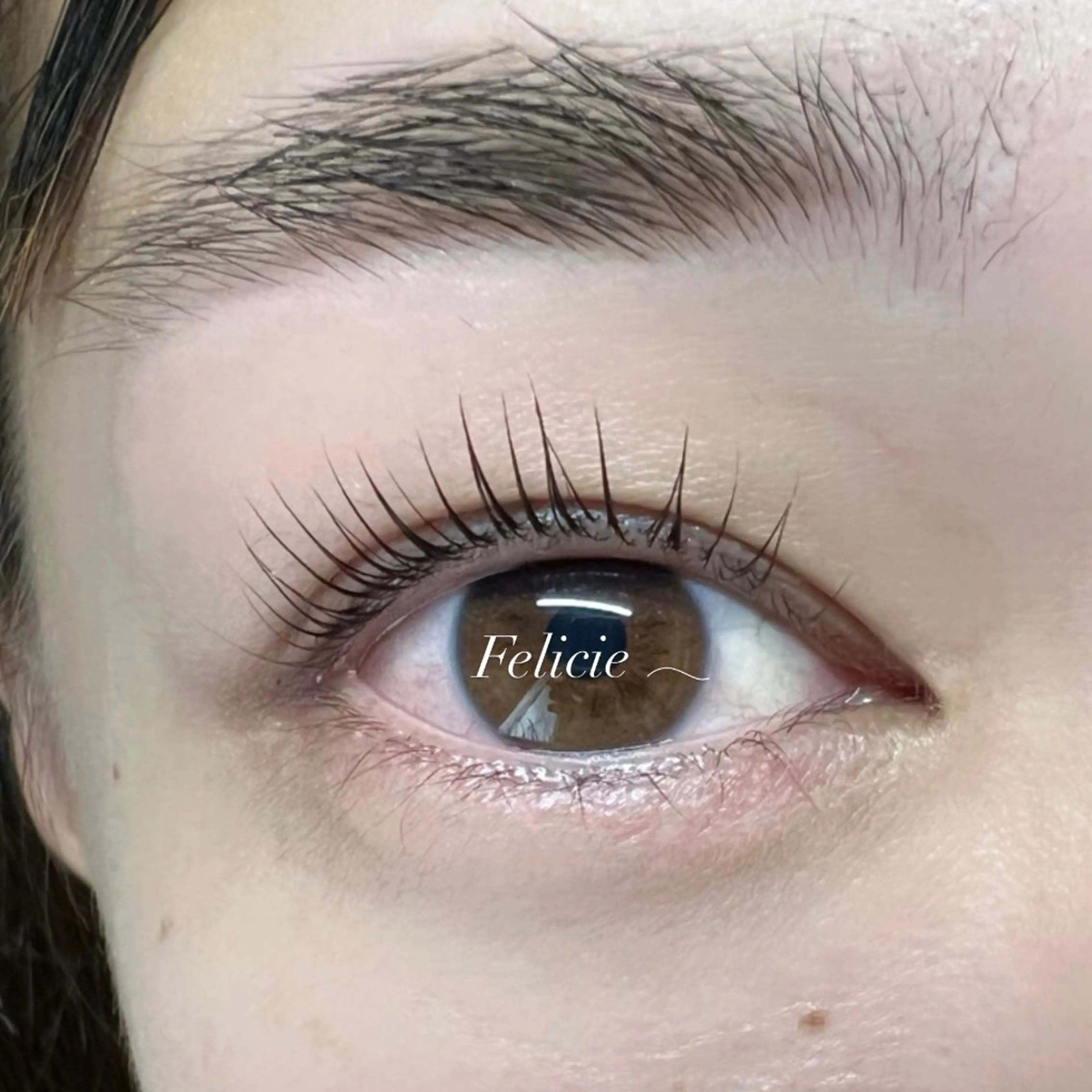 マツエク・マツパ パリジェンヌラッシュリフト マツパ Felicie＊ Sayakaのマツエク・マツパデザイン