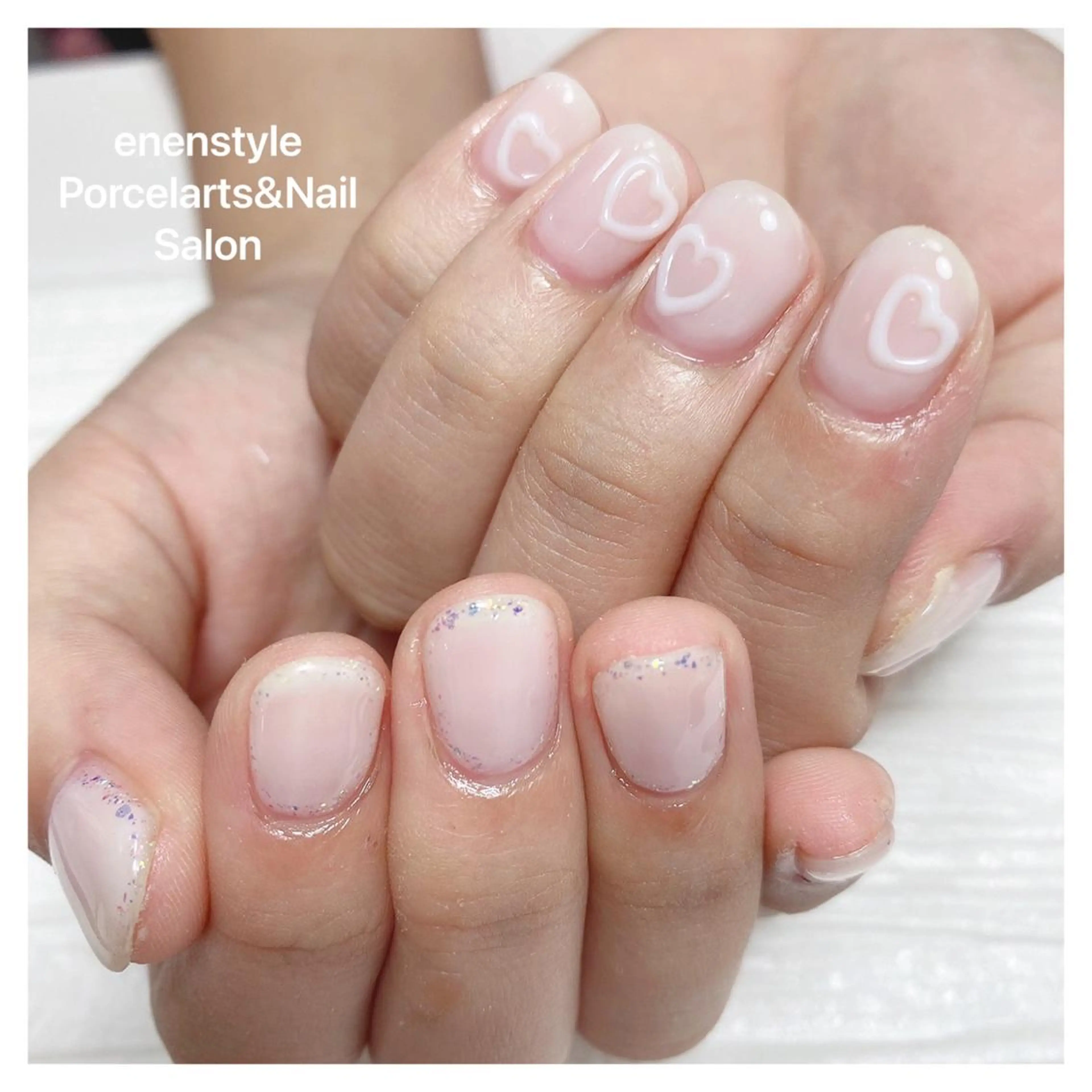 ミディアム ネイル ハンドネイル 👑enen style👑のネイルデザイン