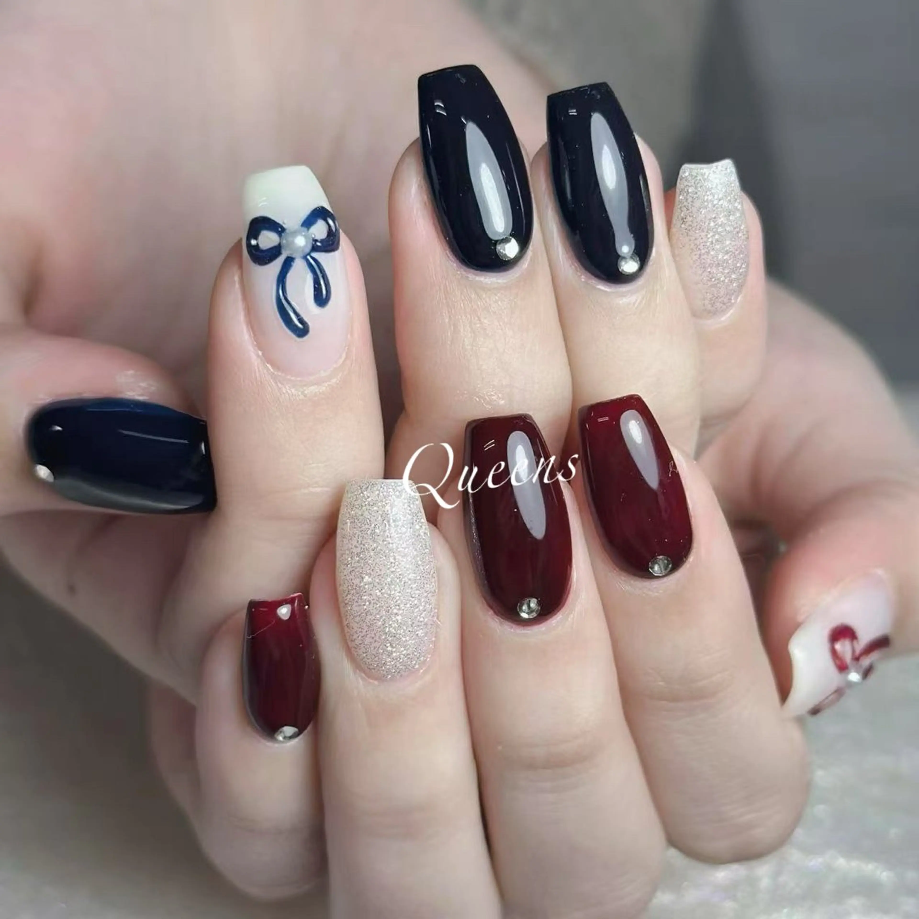 ネイル ハンドネイル Queens マオのネイルデザイン