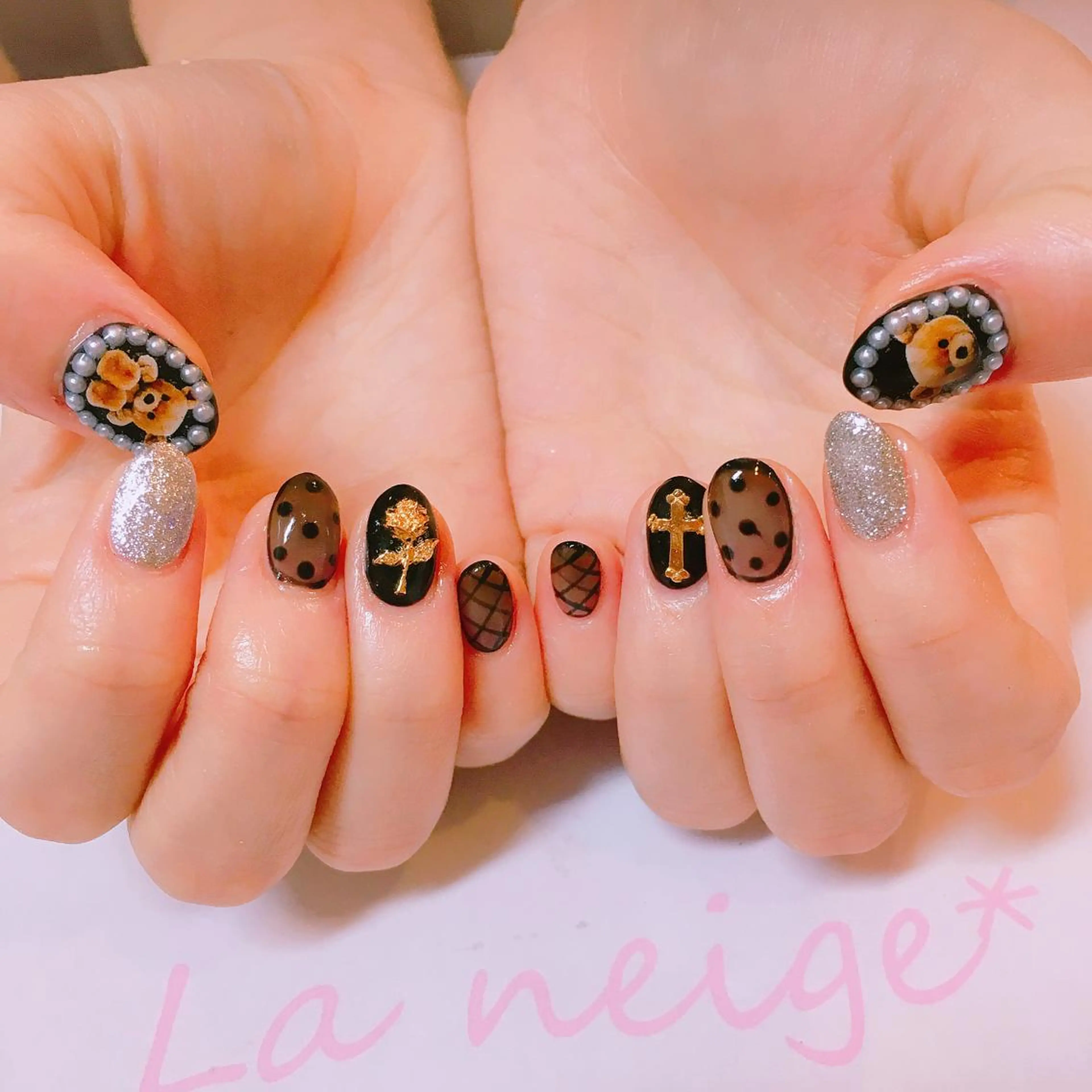 ネイル La neige* yuki 🥯🍑のネイルデザイン