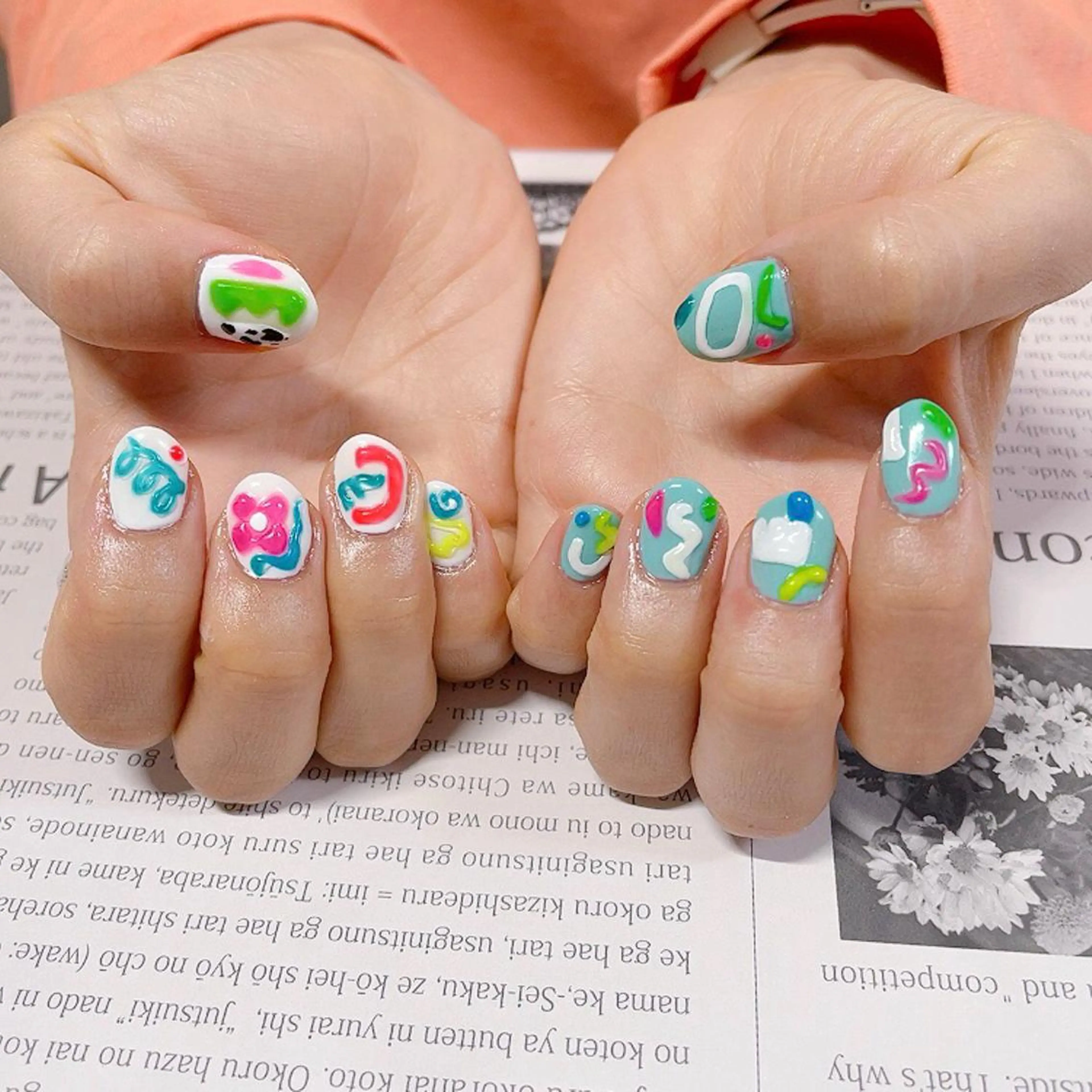 ネイル 奥園 良恵のネイルデザイン