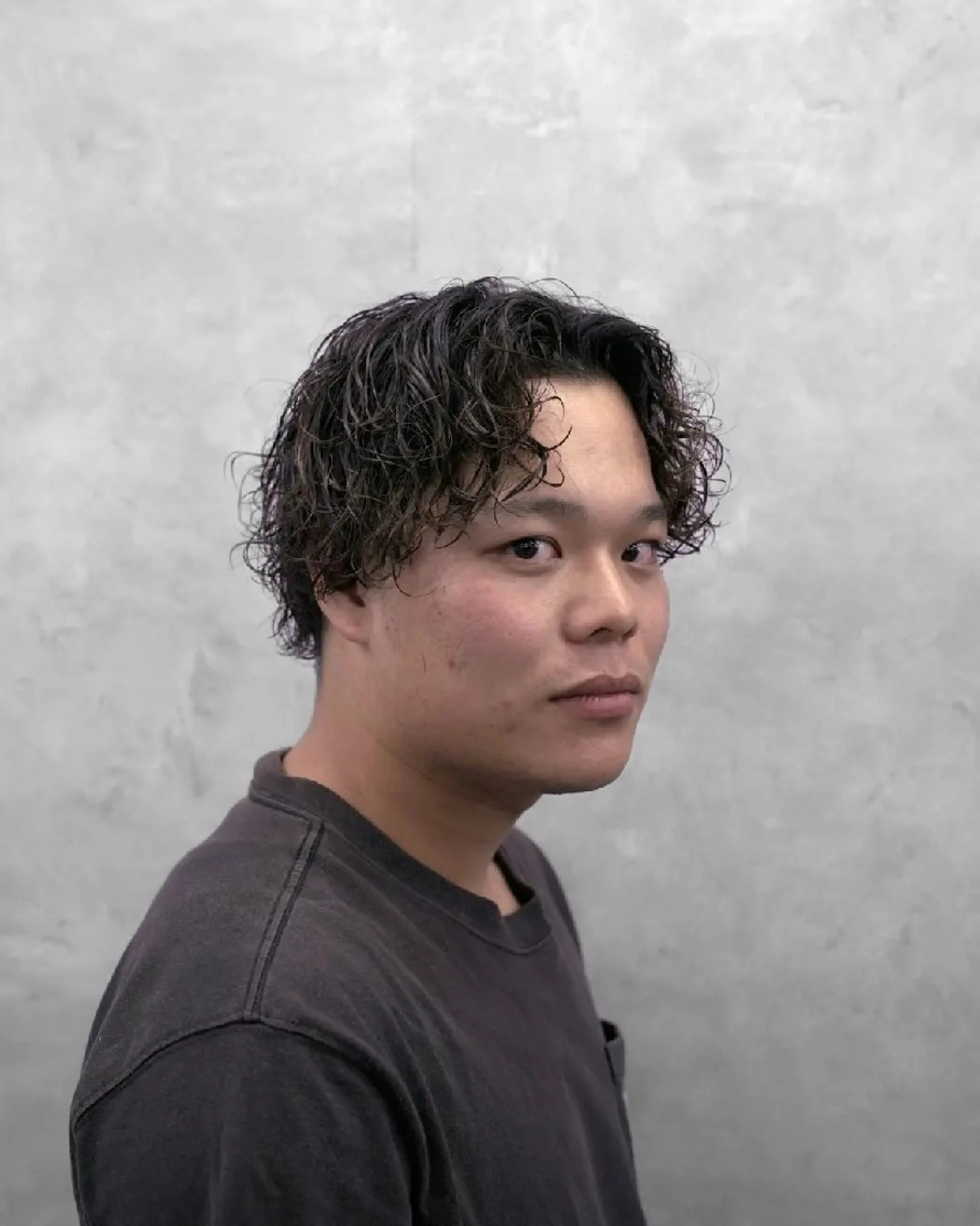 メンズ パーマ パーマ特化 スタイリスト石田のヘアスタイル