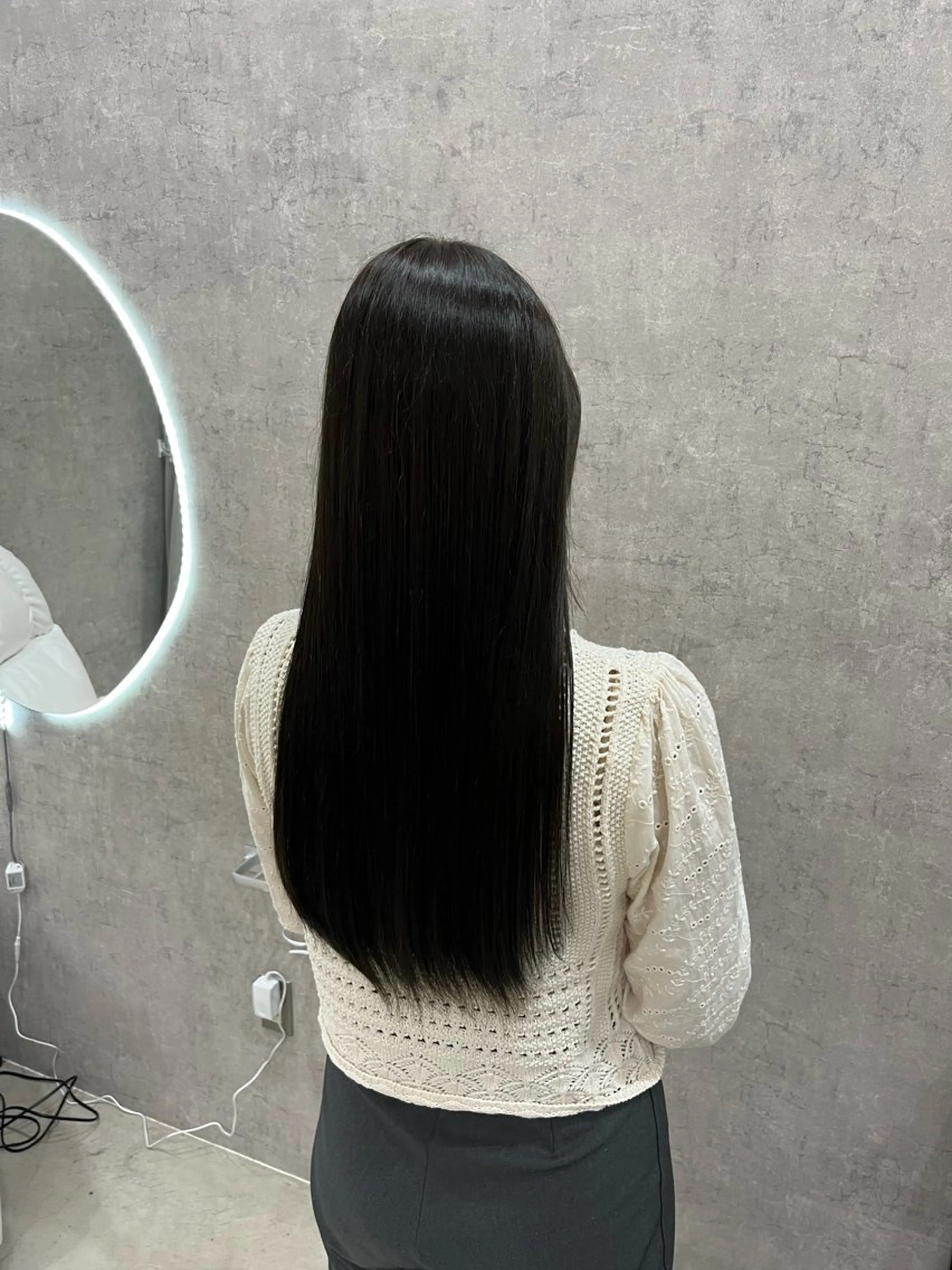 ロング カラー 中島 日菜のヘアスタイル