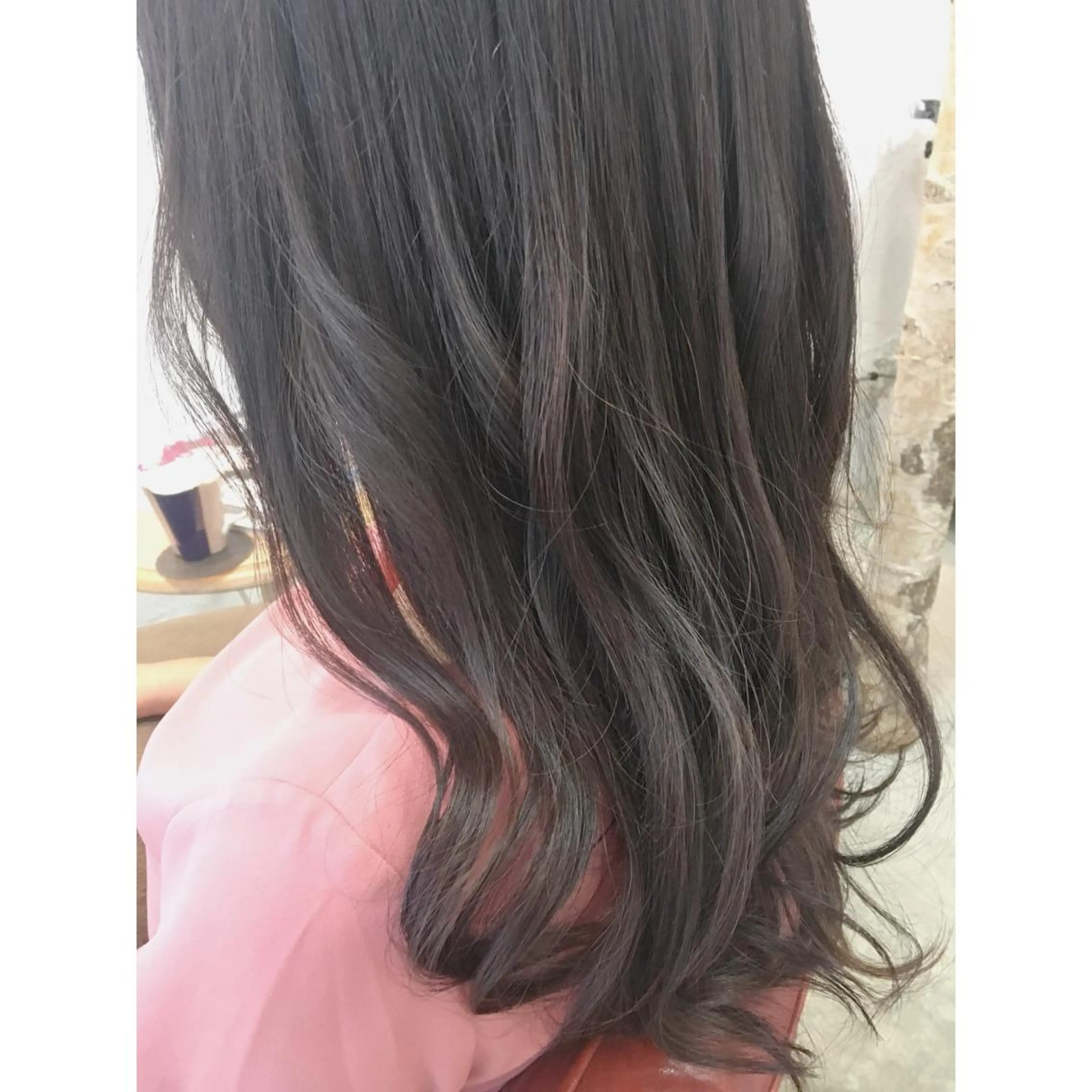 ロング カラー バイオレットカラー カット ヘアカラー fio マナミのヘアスタイル