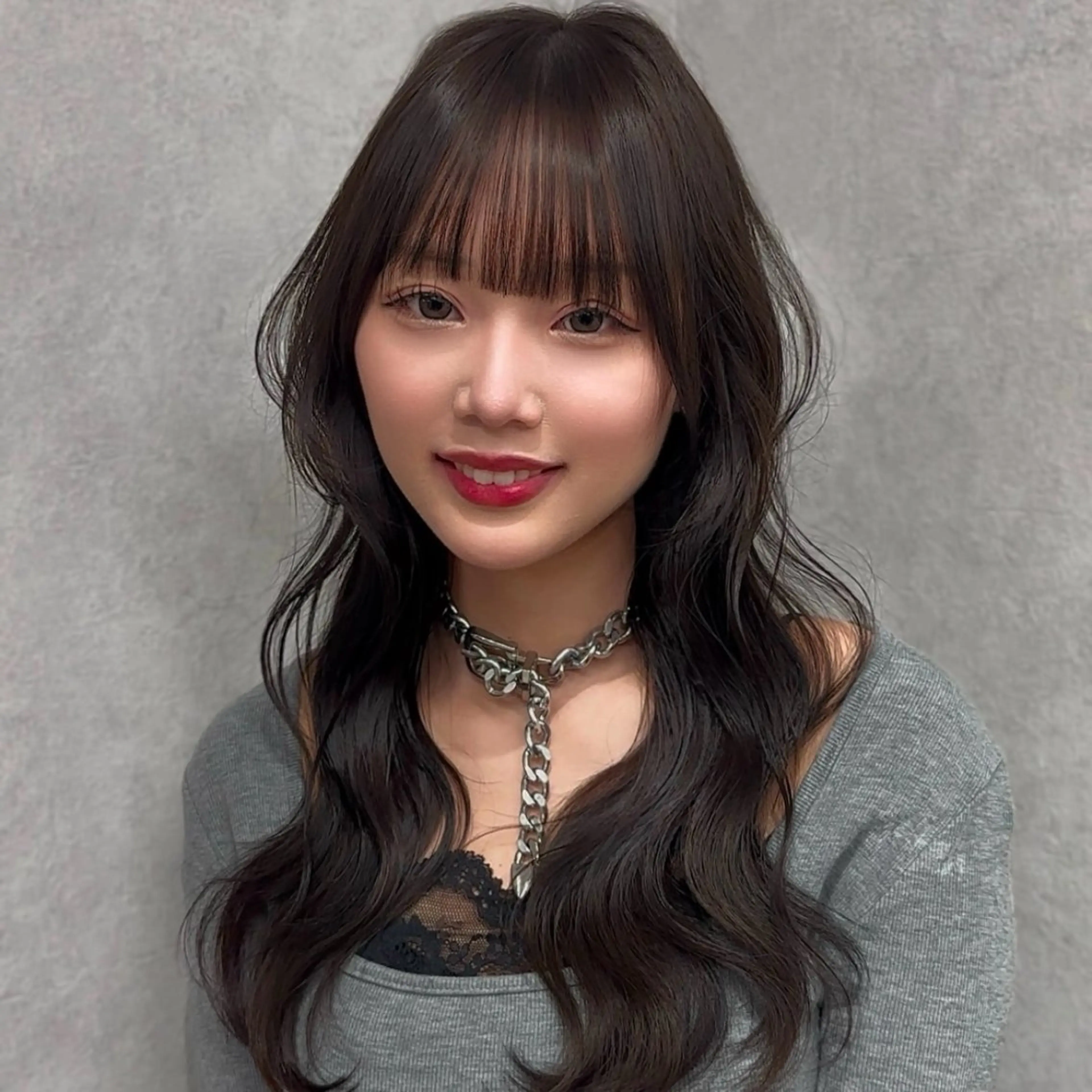 セミロング カラー ヘアアレンジ ⭐️ショート/ボブ/ 艶カラー/りょうがのヘアスタイル