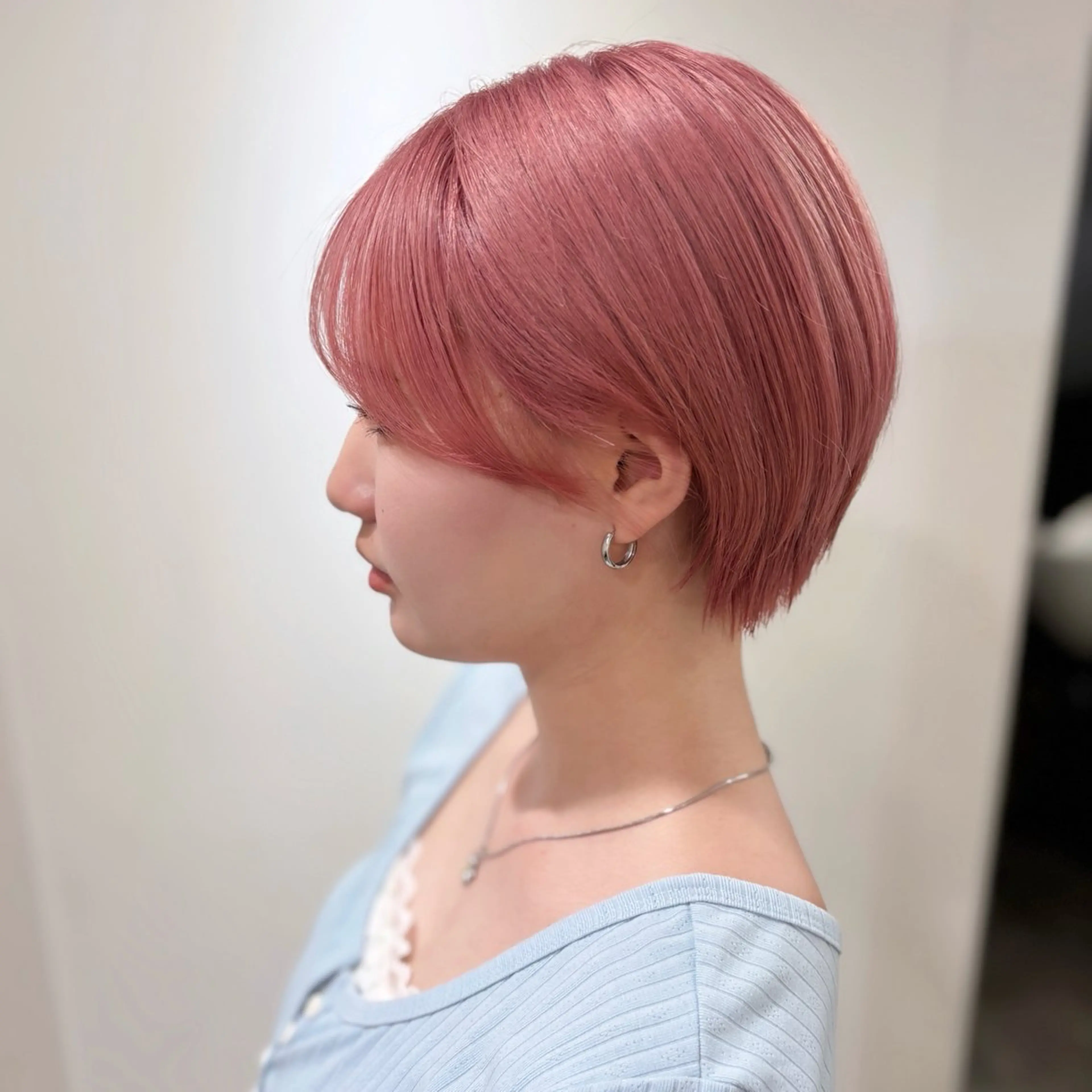 ショート カラー ショートヘア カット ヘアカラー トリートメント ハイトーン/ウルフ/ レイヤー/Asukaのヘアスタイル