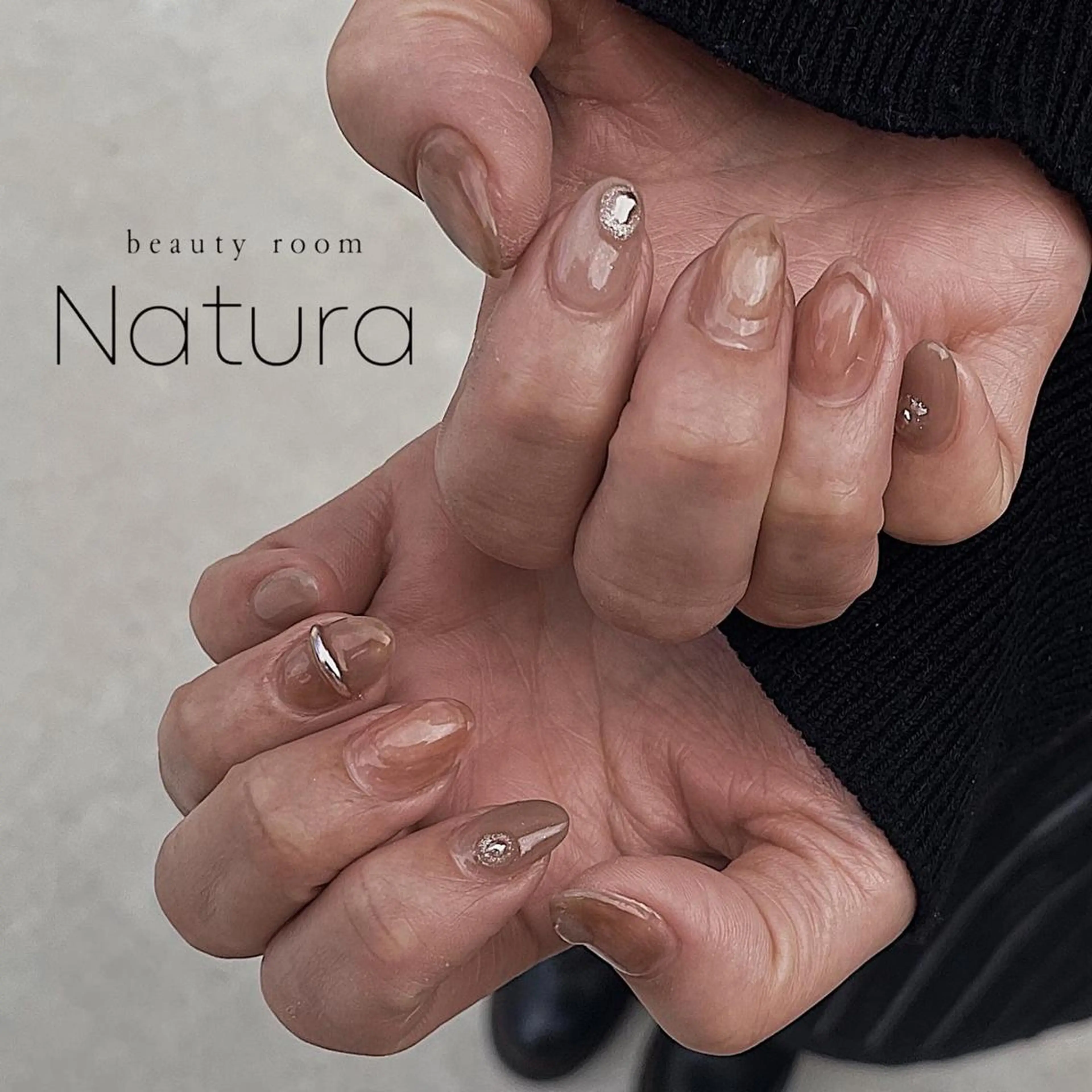 ネイル マツエク・マツパ アイブロウ ハンドネイル beautyroom Naturaのネイルデザイン