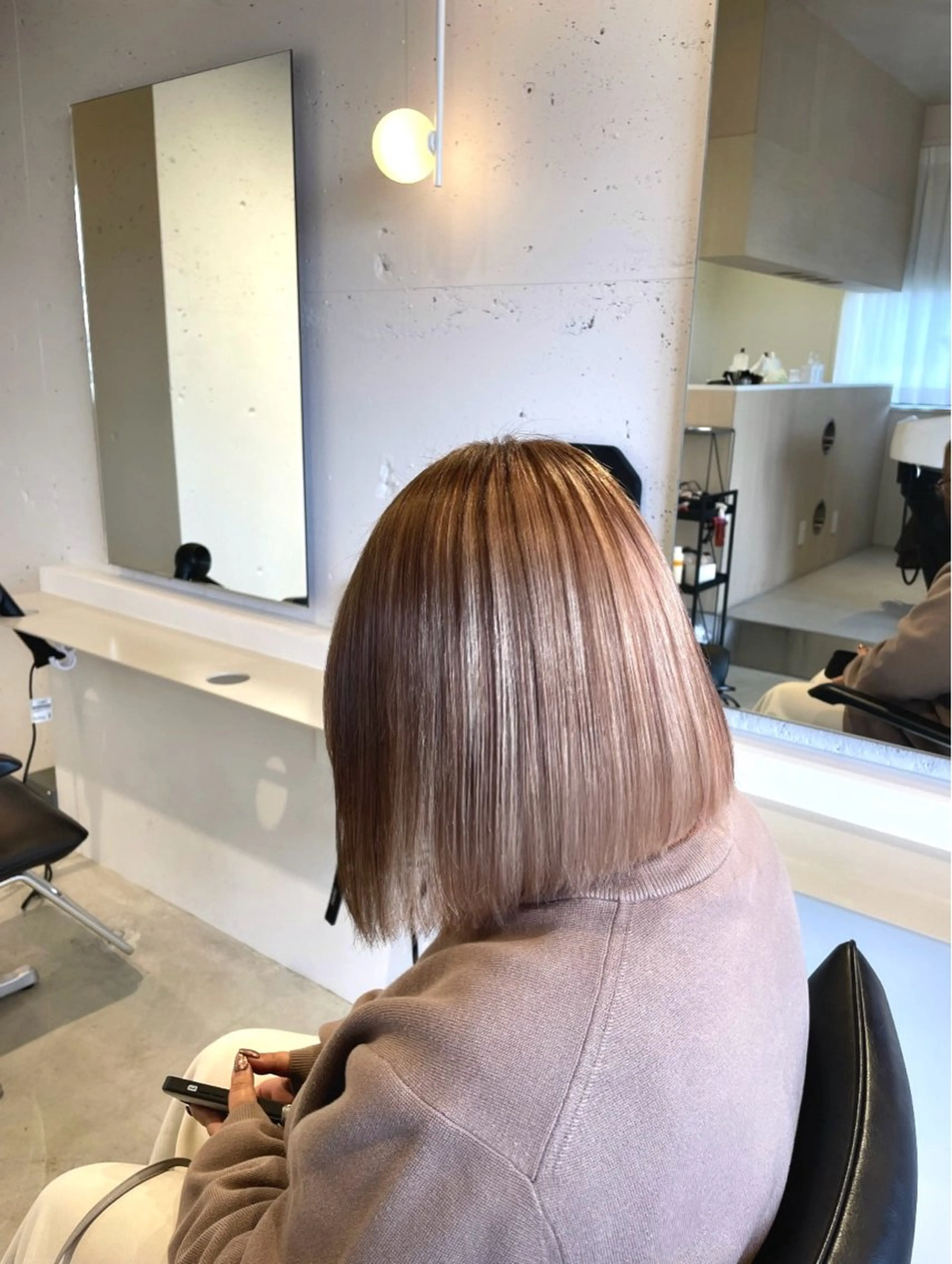 𓋪‪𓈒◌❁ アンブレラ ﹠ 全体カラー ❁𓂂𓈒𓐍➕【GRAND LINKAGE】3stepトリートメント💜の写真