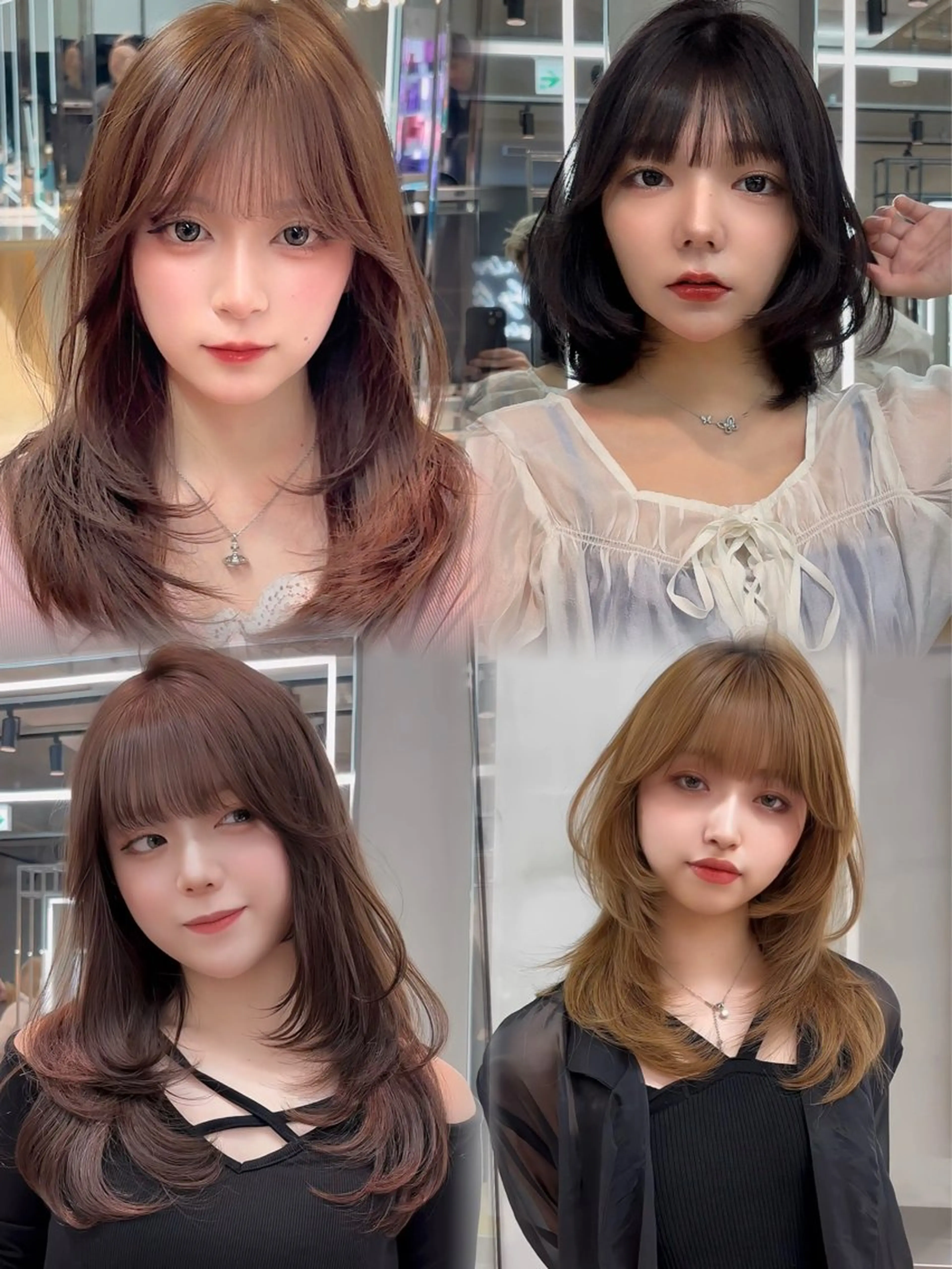 ミディアム カラー 髪質改善 レイヤーカット 縮毛矯正 【美髪矯正】 吉村　清志のヘアスタイル