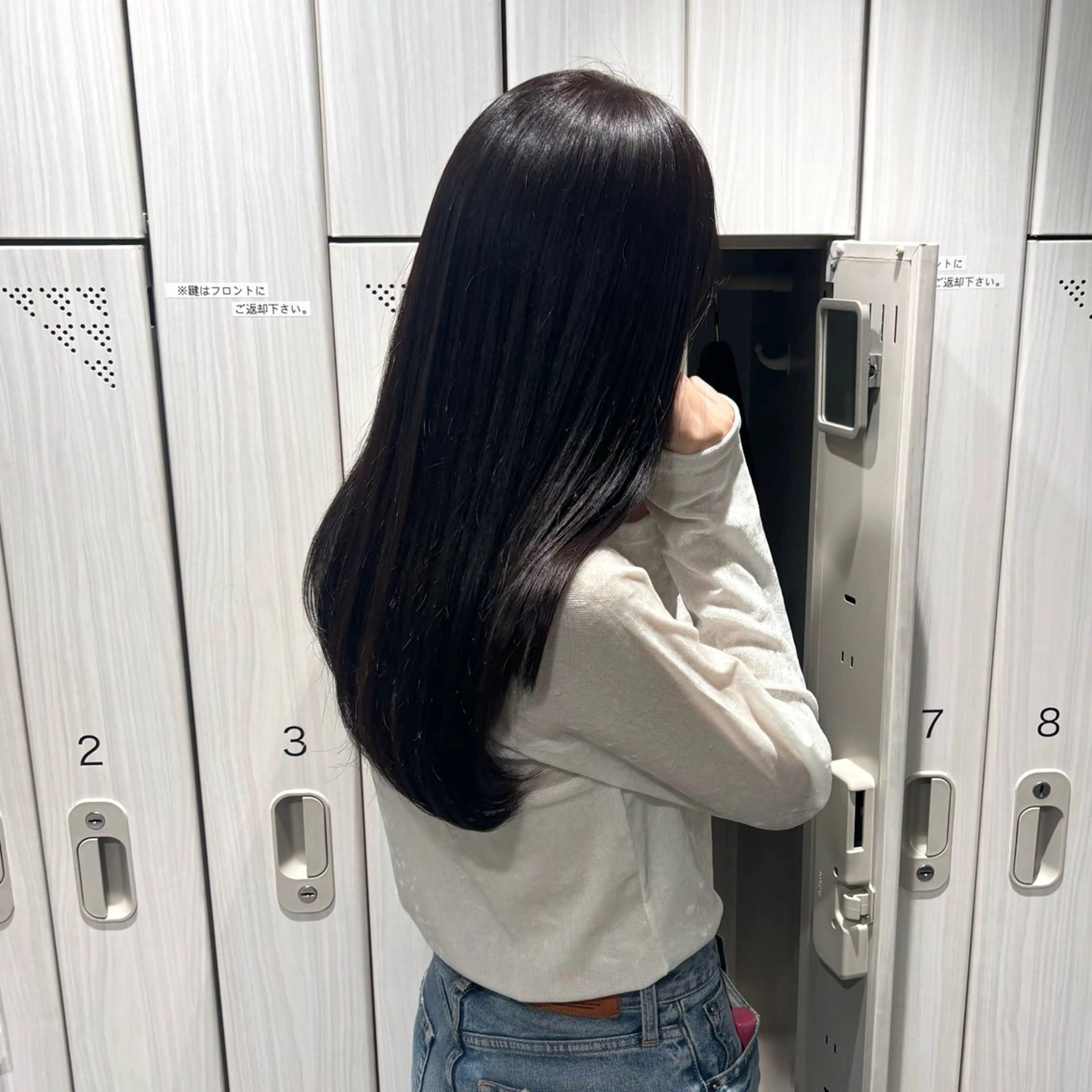 ロング カラー bellus所属・田名部 愛乙のヘアスタイル