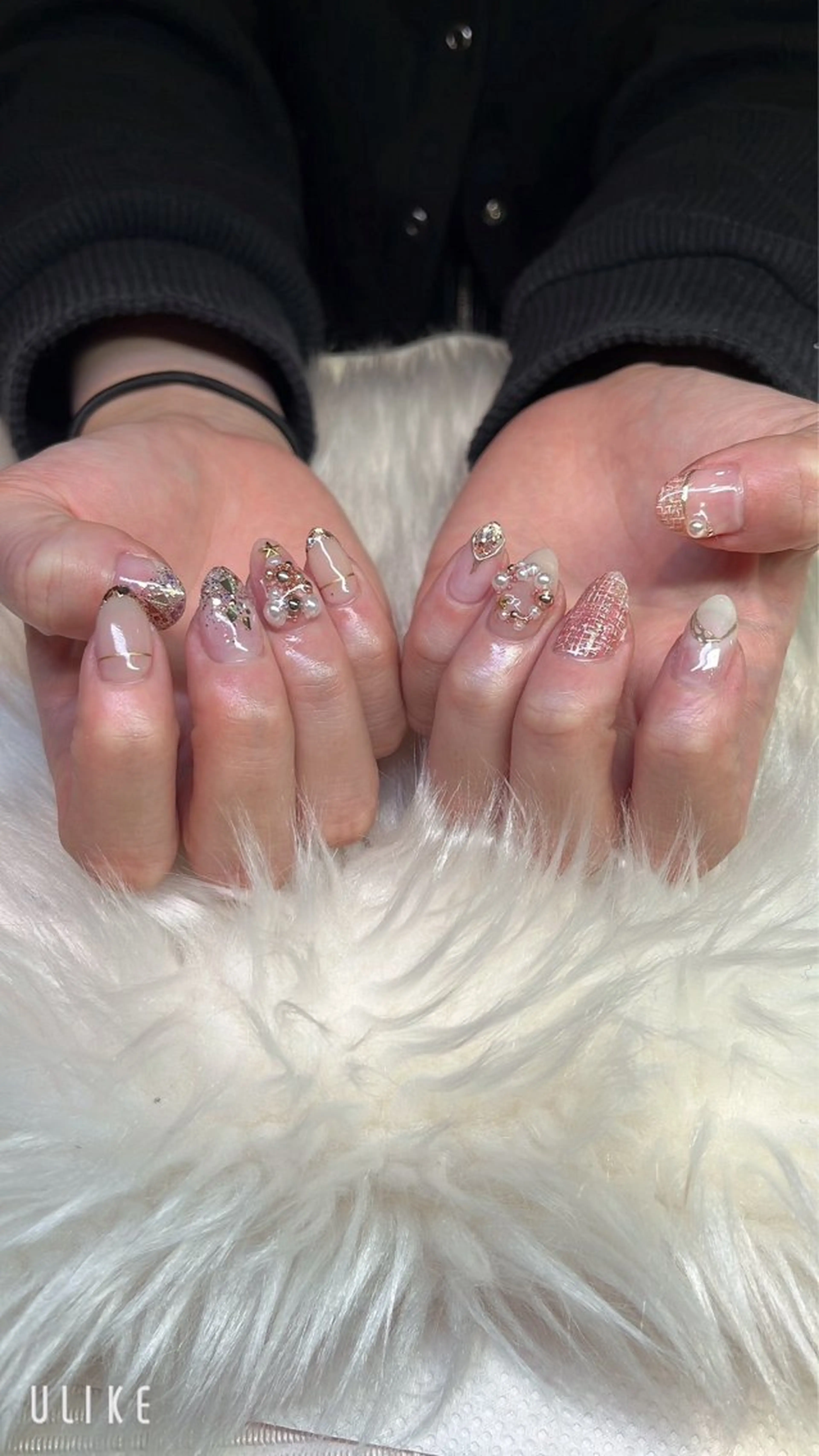 ネイル 持ち込み バレンタイン ハンドネイル ティーエヌ 金山駅東口店のネイルデザイン