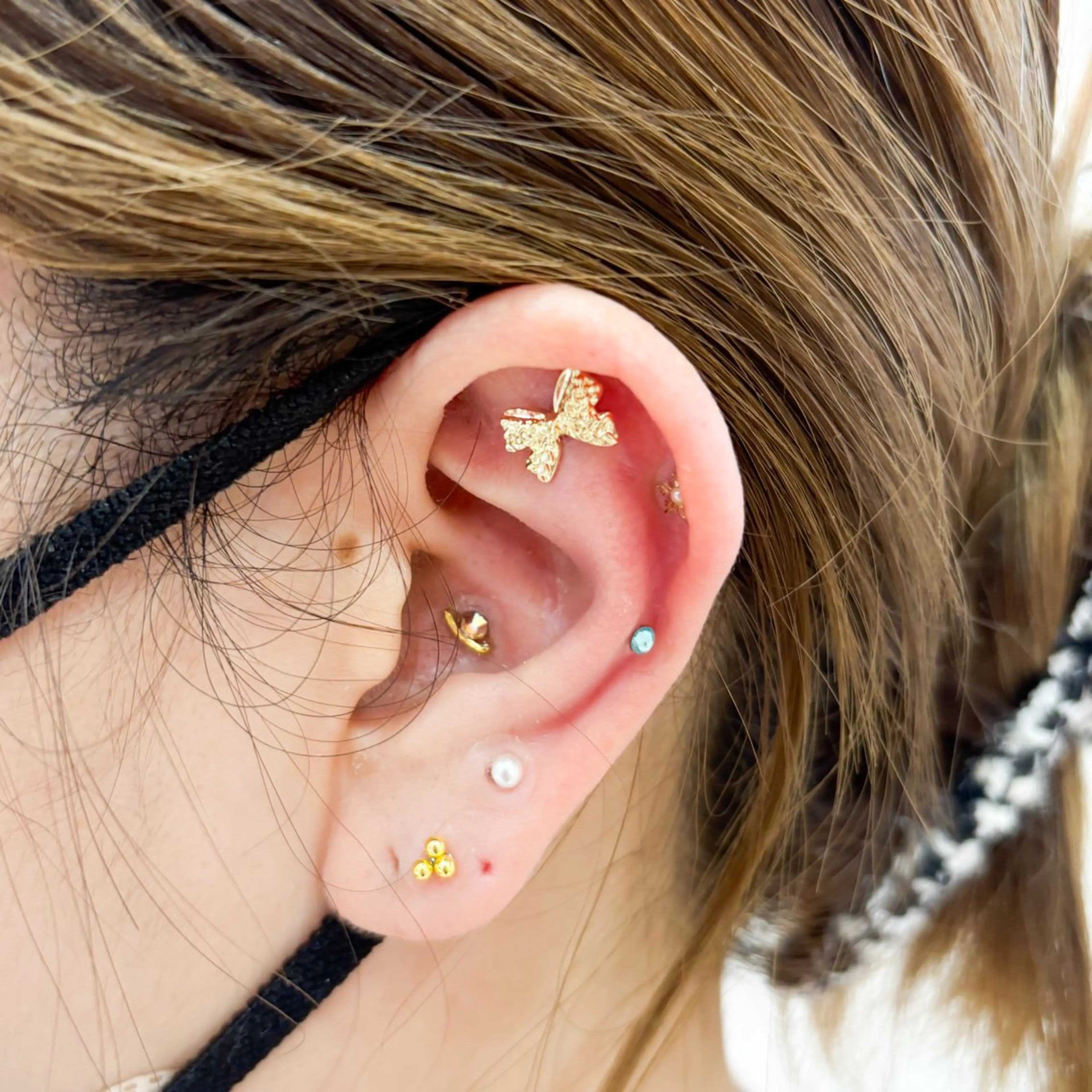 耳ツボジュエリー💎10粒の写真